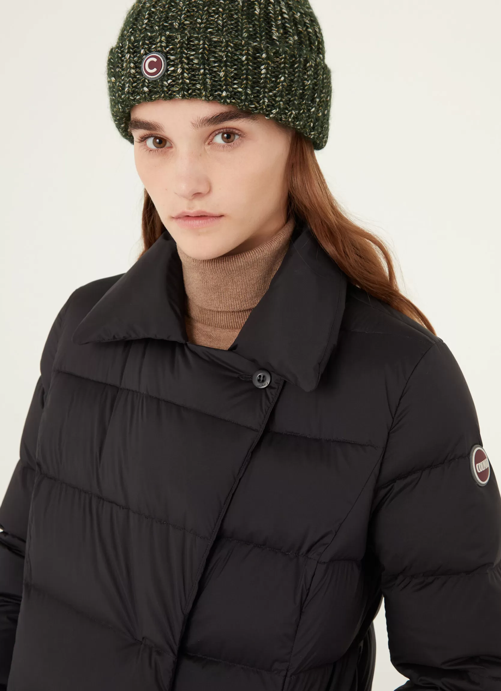 Colmar Long, stretch down jacket with lapel collar | woman Outlet