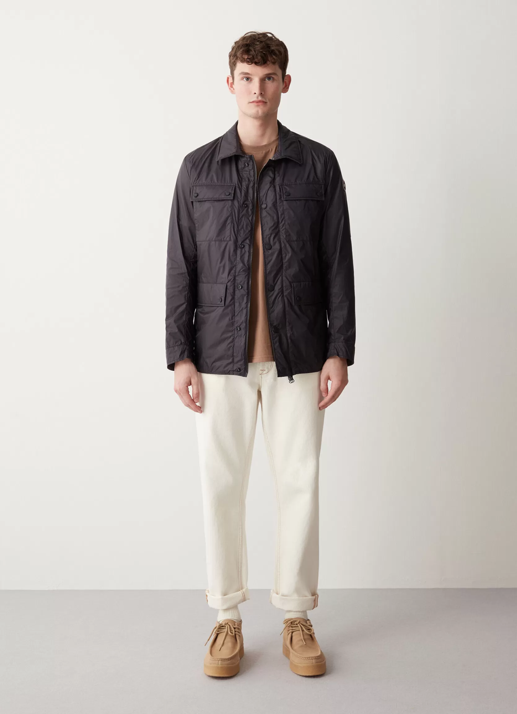 Colmar Matte fabric jacket with multiple pockets | man Lightweight Jackets