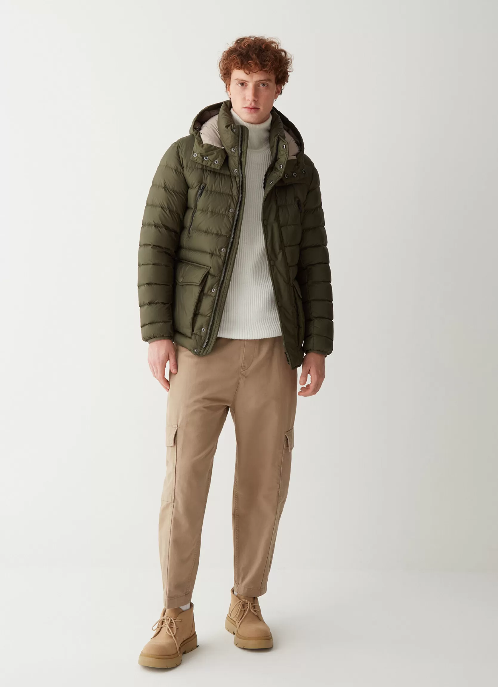 Colmar Medium length down jacket with detachable hood | man Outlet