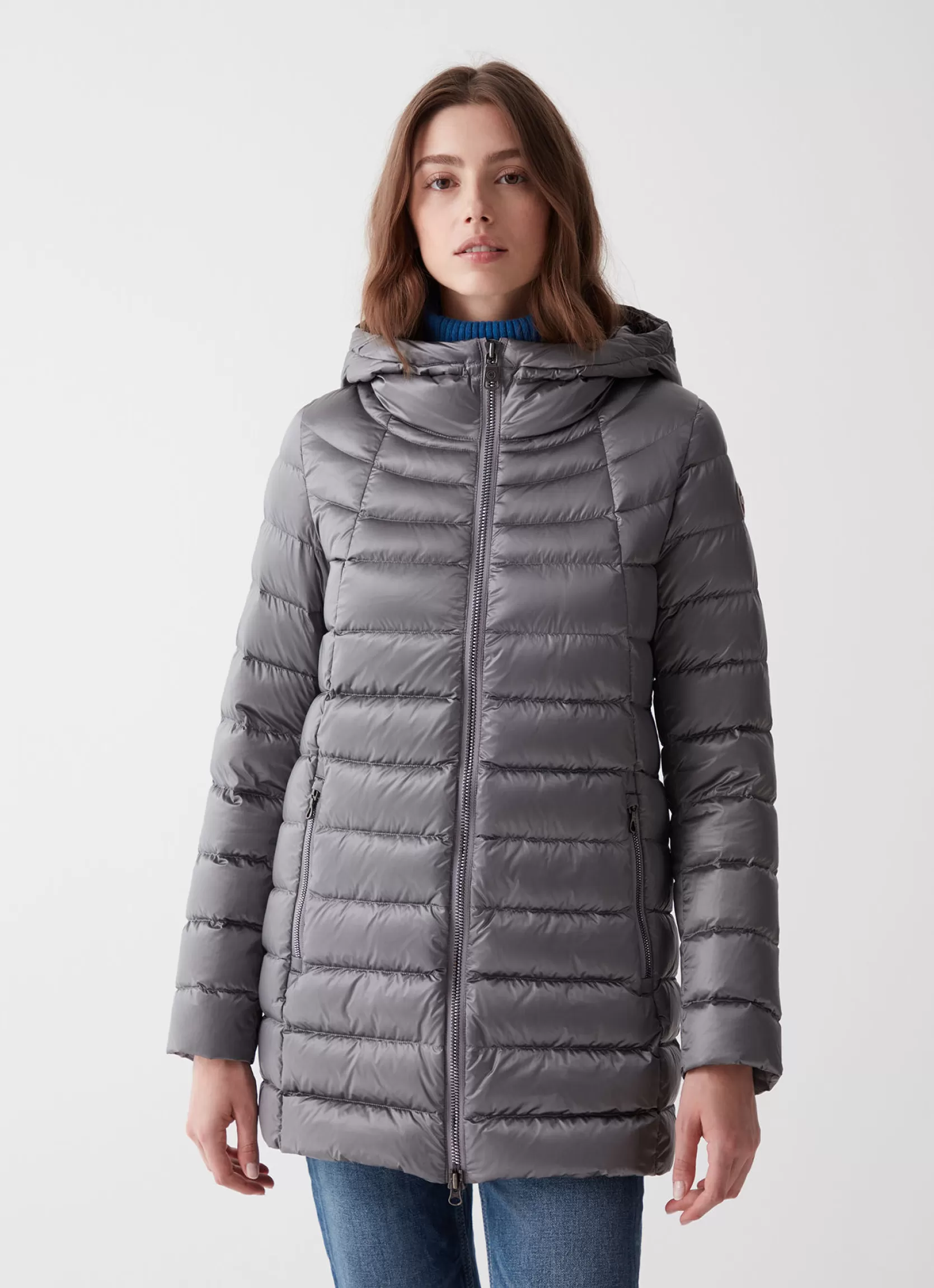 Colmar Medium length iridescent down jacket | woman Winter Down Jackets