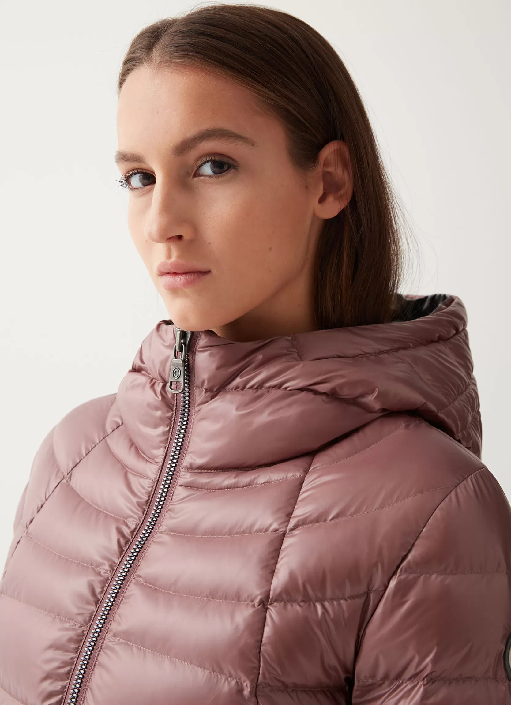 Colmar Medium length iridescent down jacket | woman Winter Down Jackets