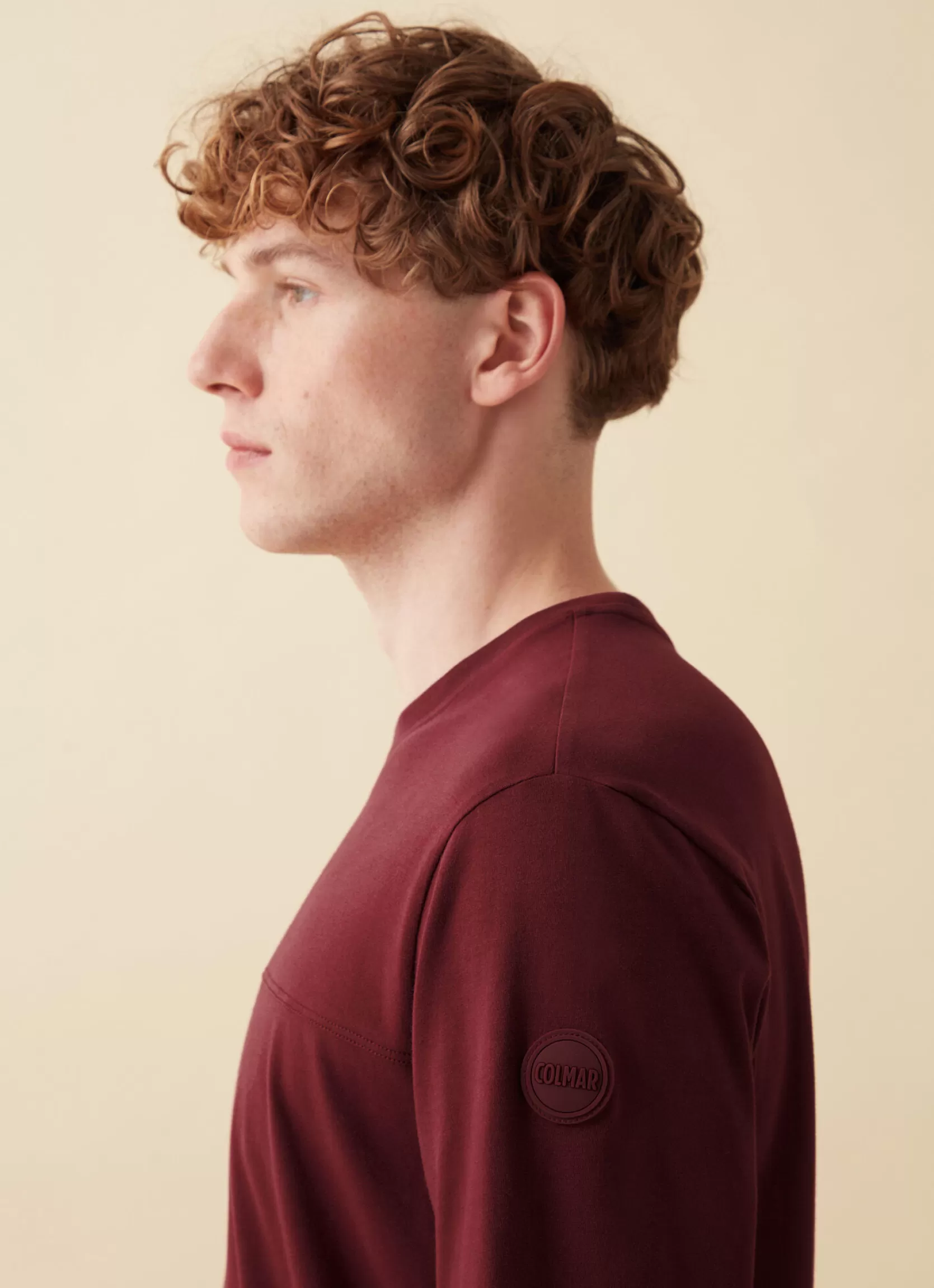 Colmar Men’s T-shirt with long sleeves in cotton jersey | man Recycled Essential | T-shirts and Polo Shirts