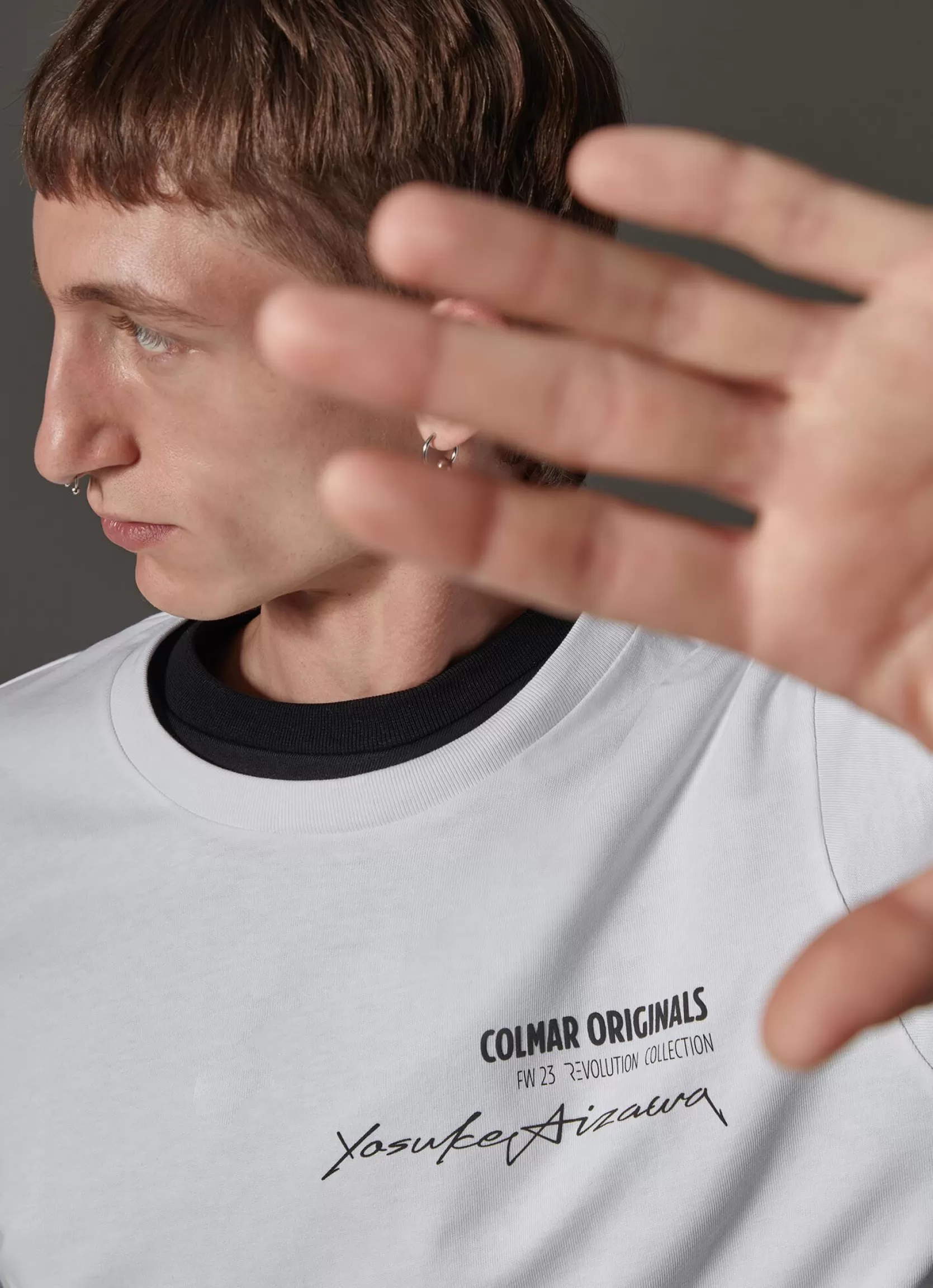 Colmar Men's T-shirt with short sleeves in cotton jersey | man Colmar Revolution | T-shirts and Polo Shirts