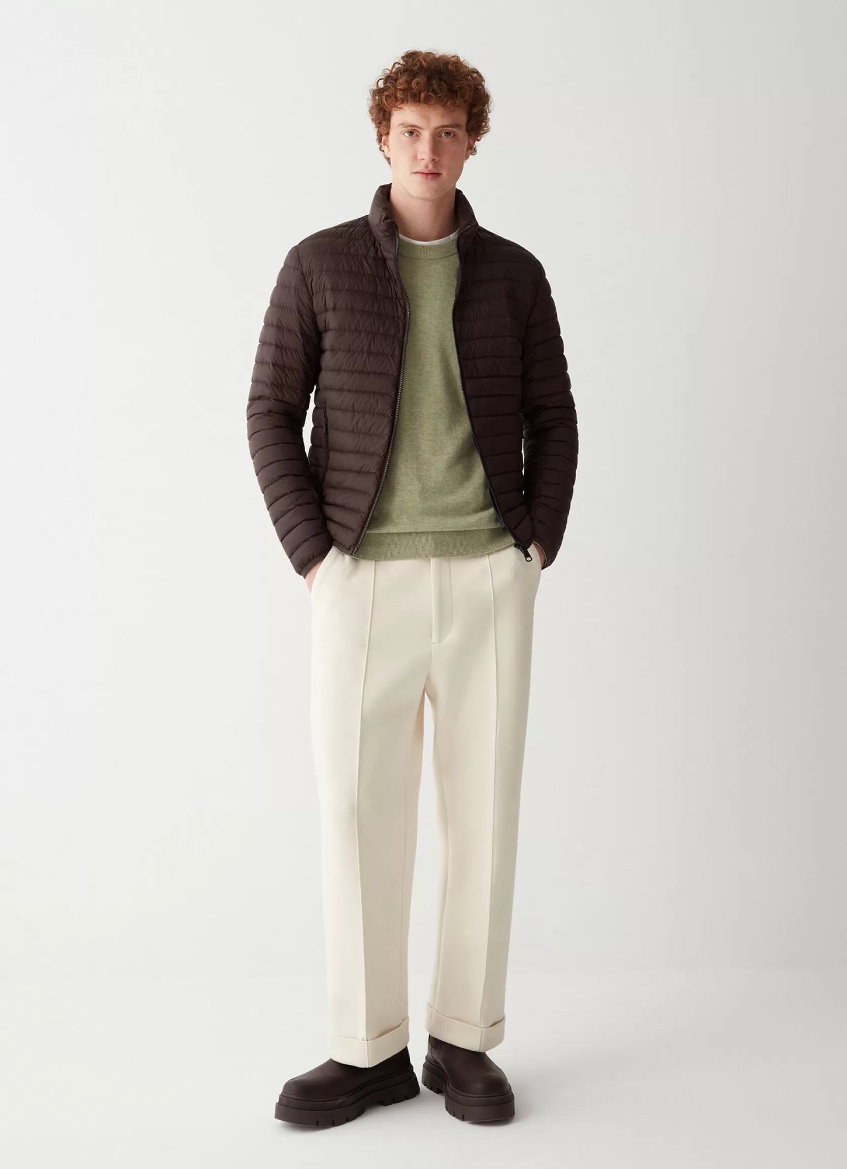 Colmar Opaque autumn down jacket with padded collar | man Outlet