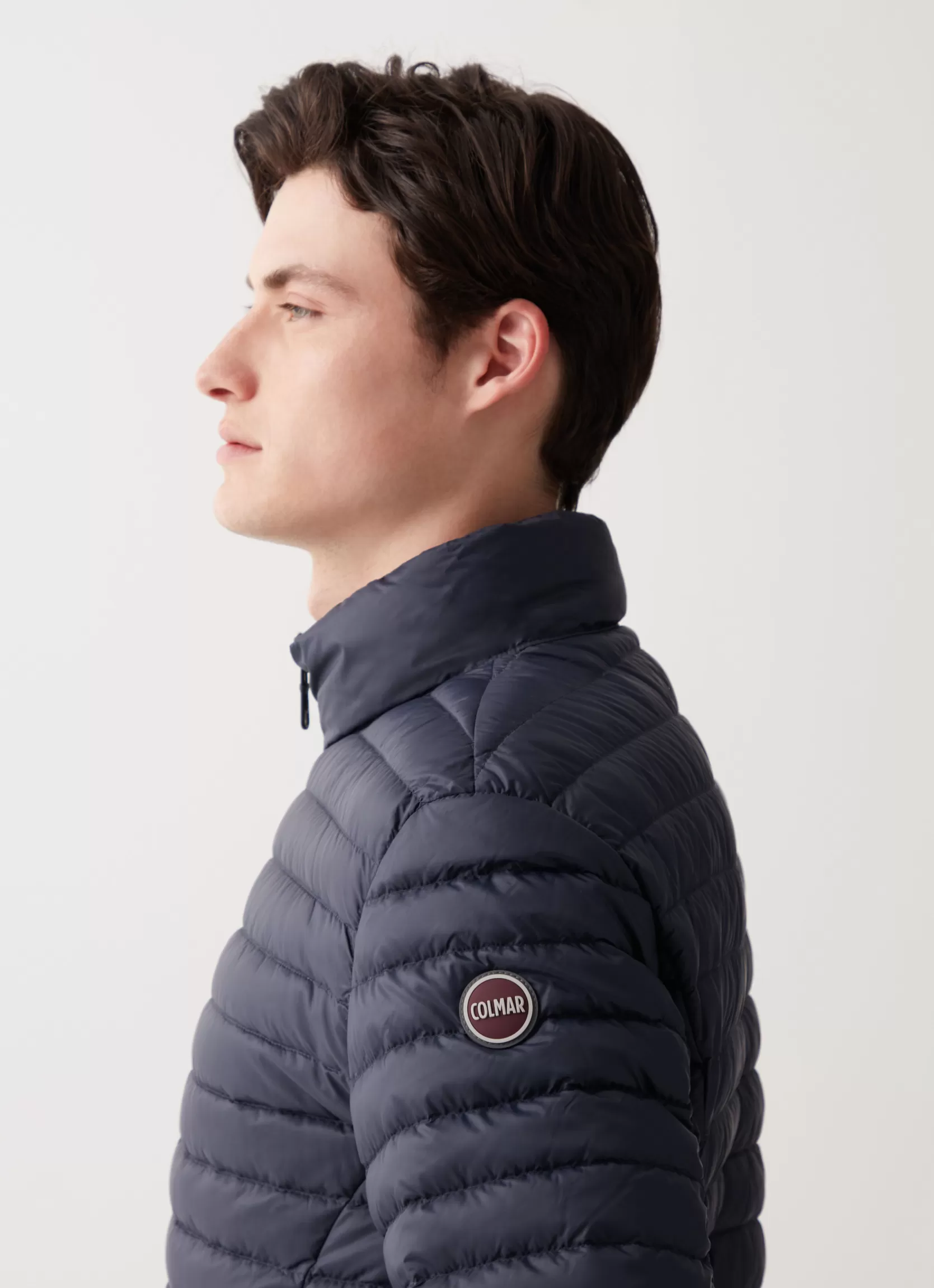 Colmar Opaque autumn down jacket with padded collar | man Lightweight Down Jackets
