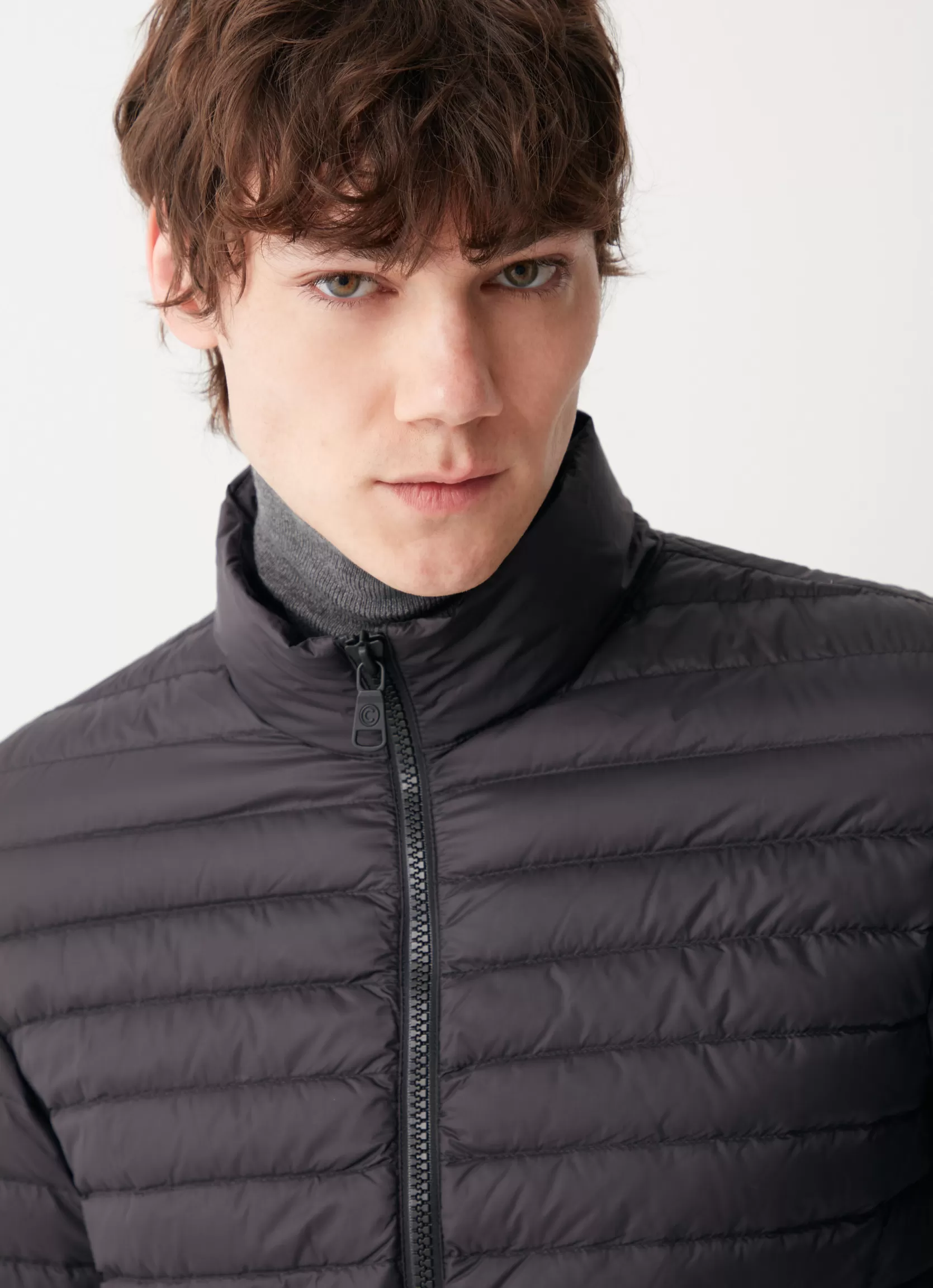 Colmar Opaque autumn down jacket with padded collar | man Lightweight Down Jackets