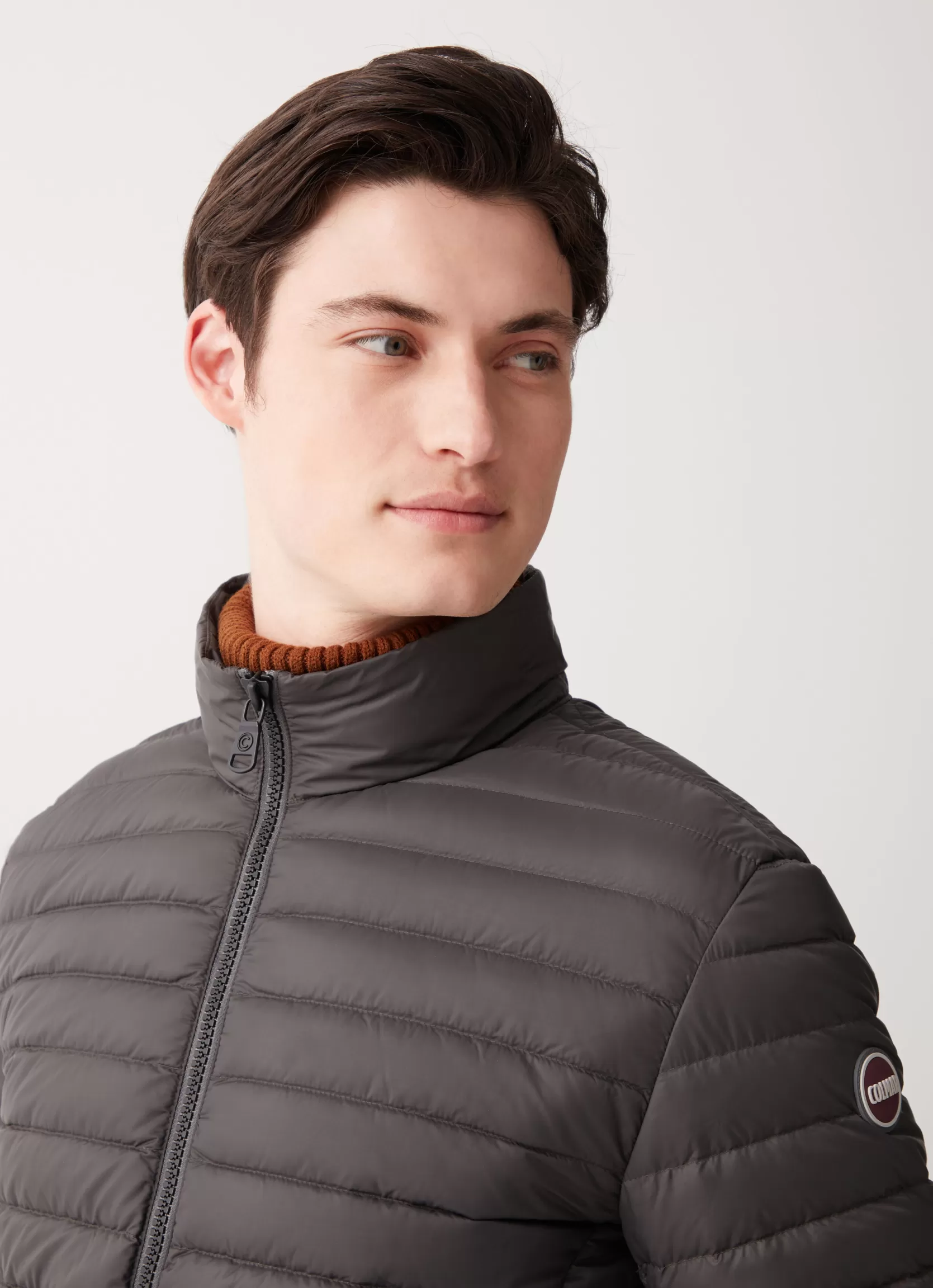 Colmar Opaque autumn down jacket with padded collar | man Lightweight Down Jackets