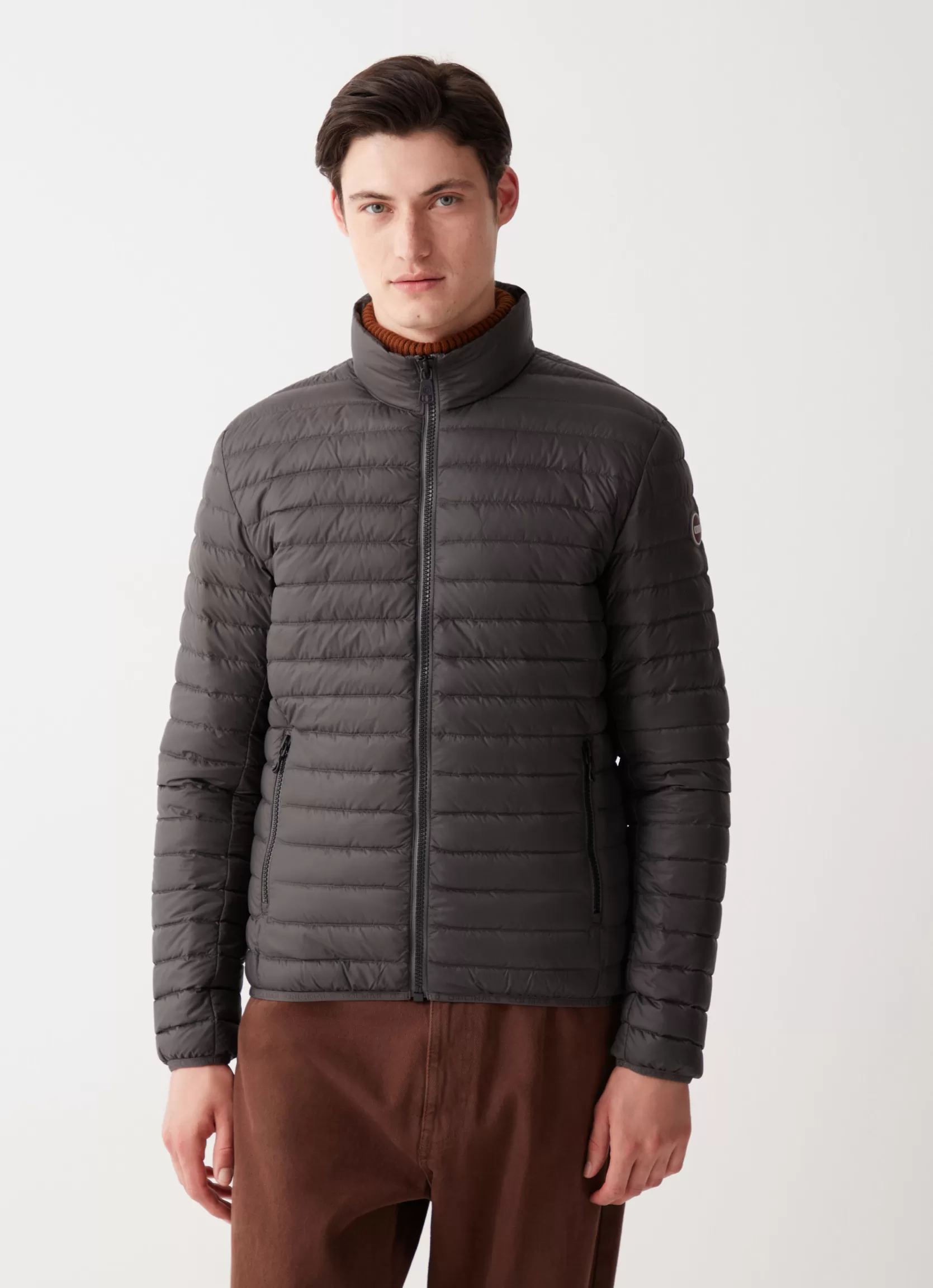 Colmar Opaque autumn down jacket with padded collar | man Lightweight Down Jackets