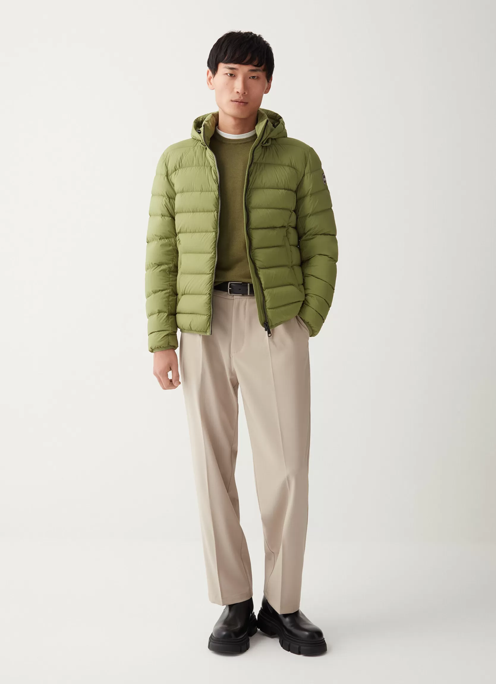 Colmar Opaque stretch down jacket with detachable hood | man Winter Down Jackets