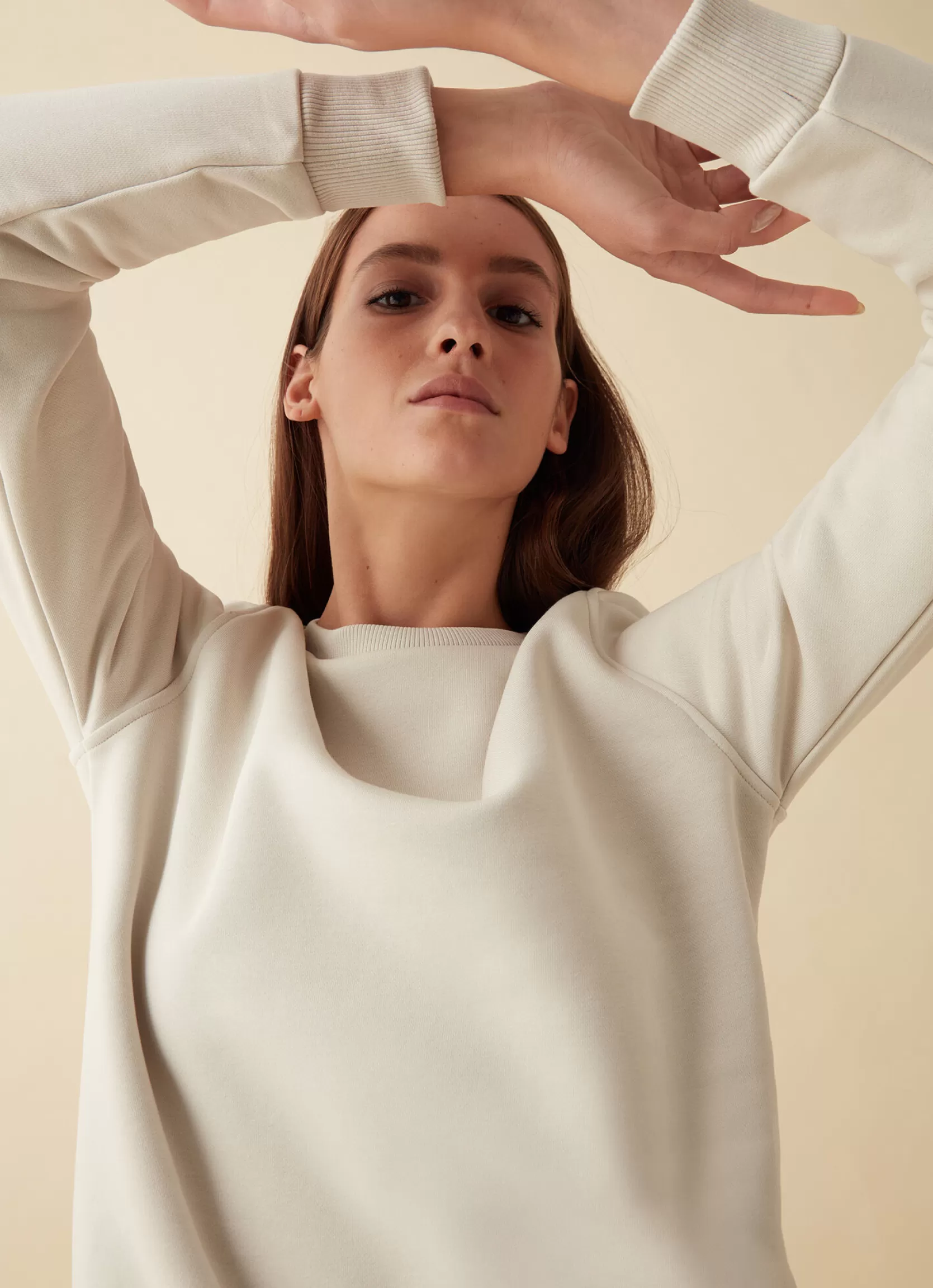 Colmar Organic cotton crew-neck sweatshirt | woman Recycled Essential | Sweatshirts
