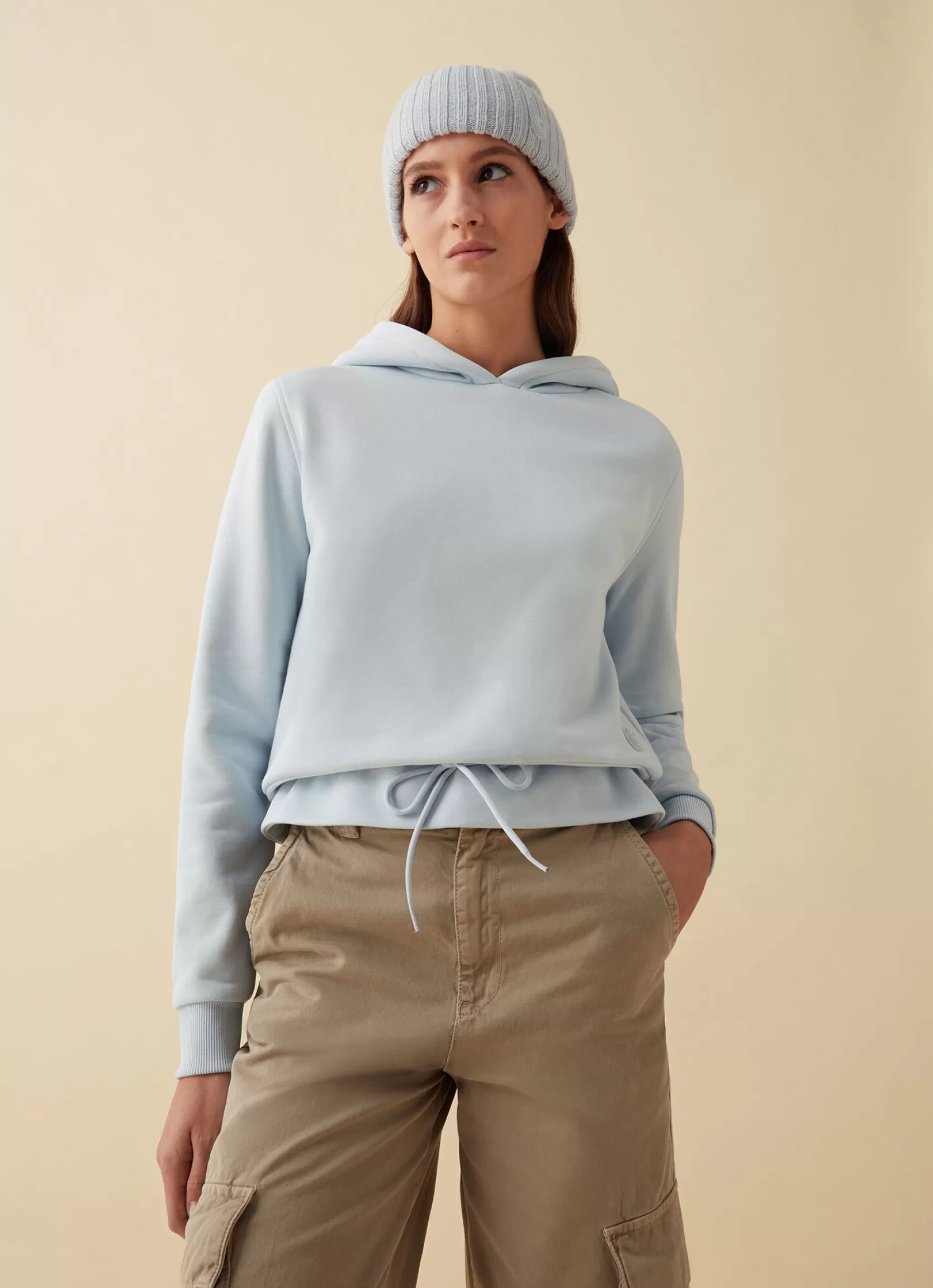 Colmar Organic cotton hoodie | woman Recycled Essential | Sweatshirts