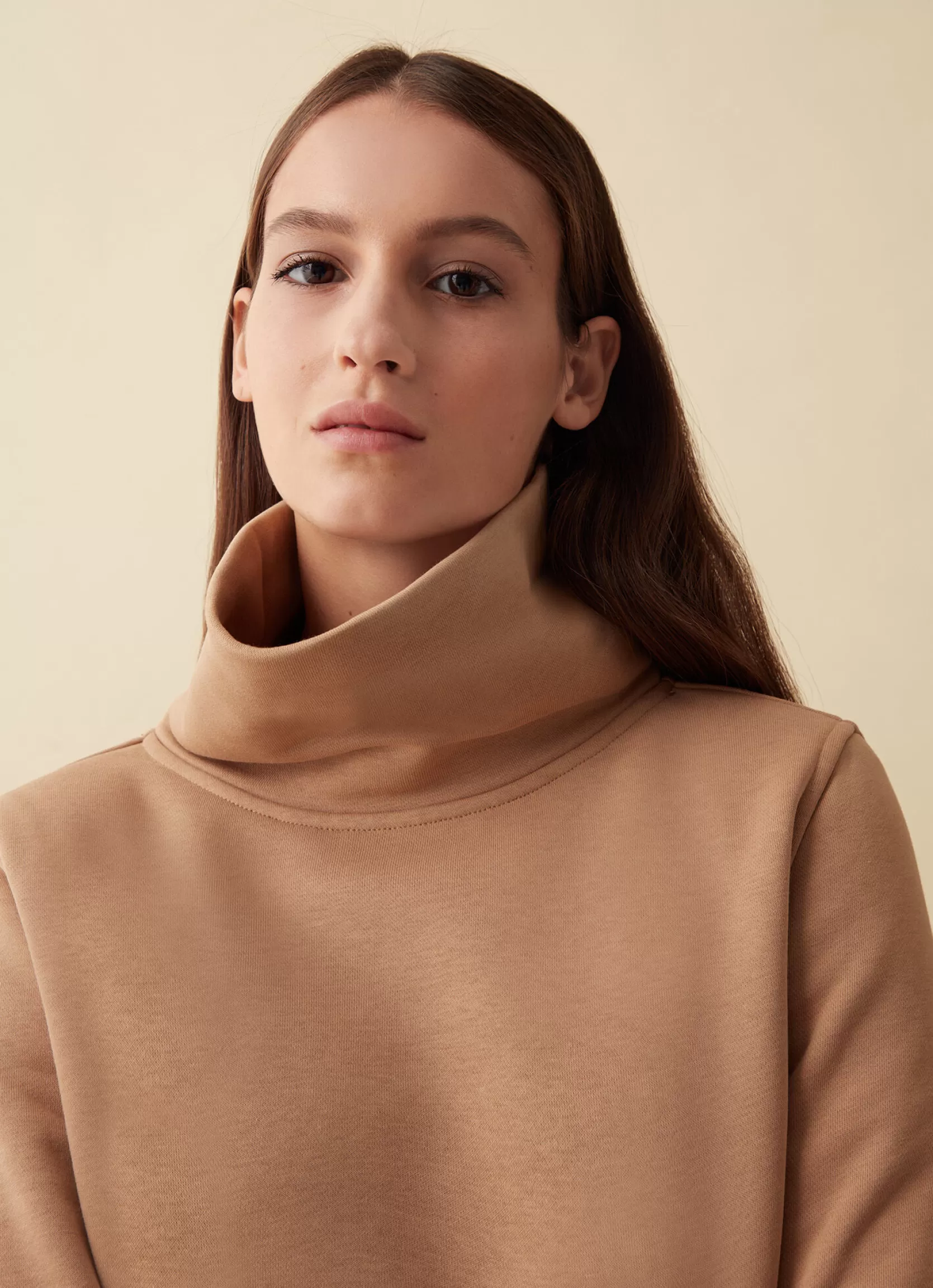 Colmar Organic cotton turtleneck sweatshirt | woman Recycled Essential | Sweatshirts