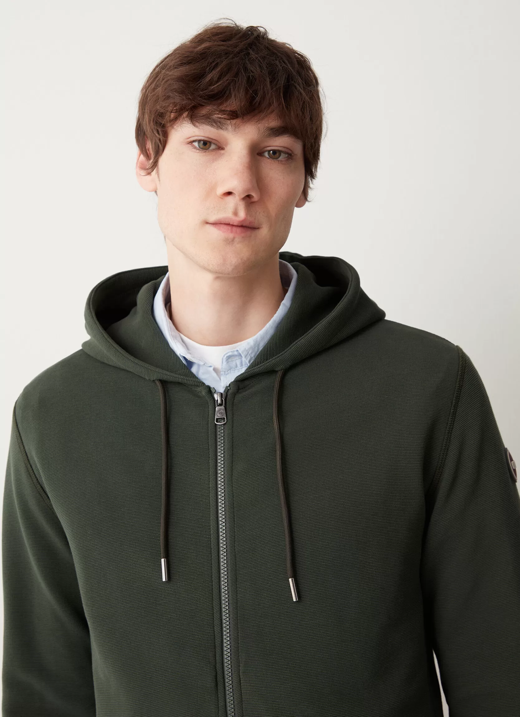 Colmar Ottoman-effect hooded sweatshirt | man Sweatshirts