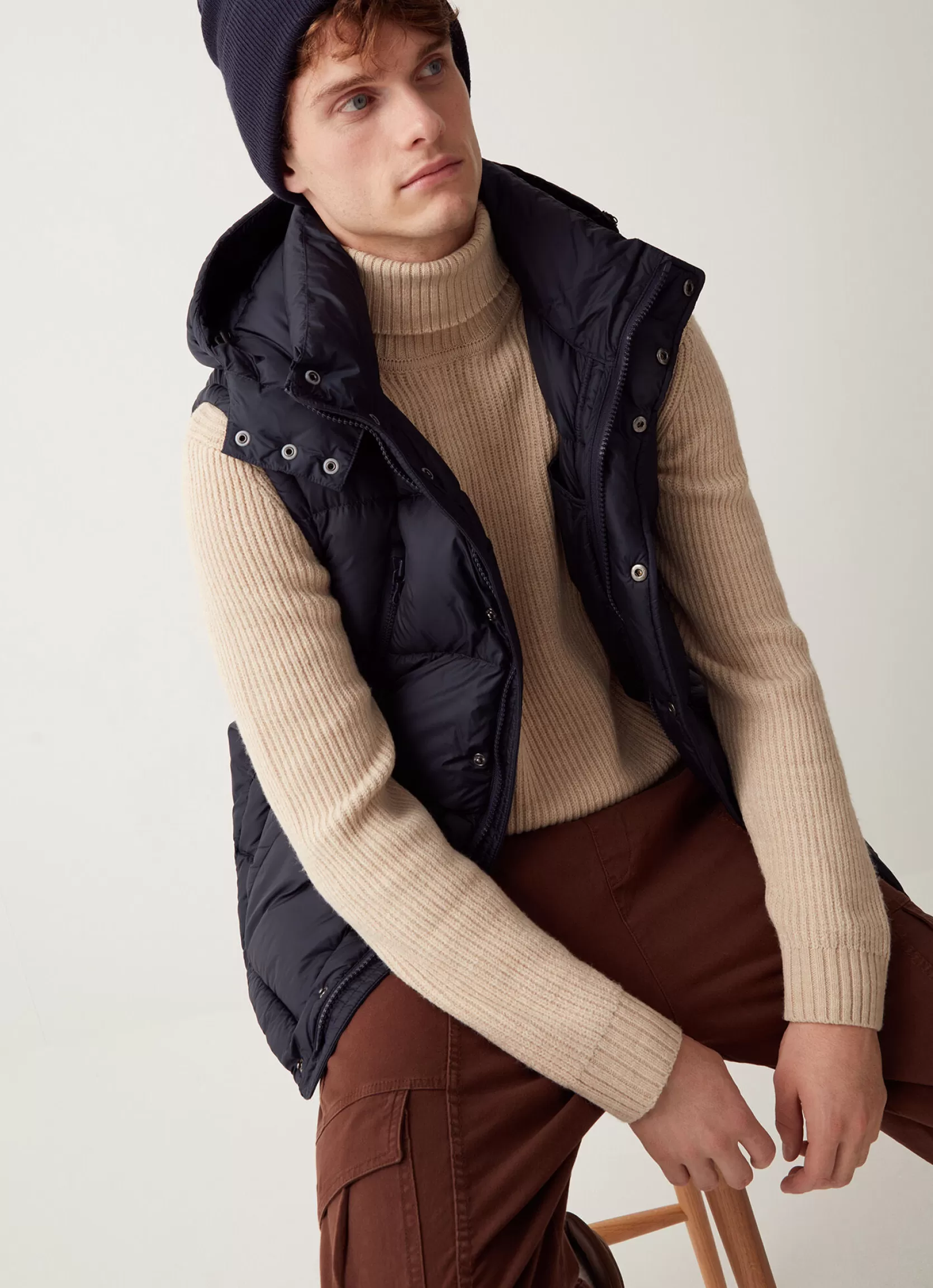 Colmar Oversized down vest with hood | man Outlet