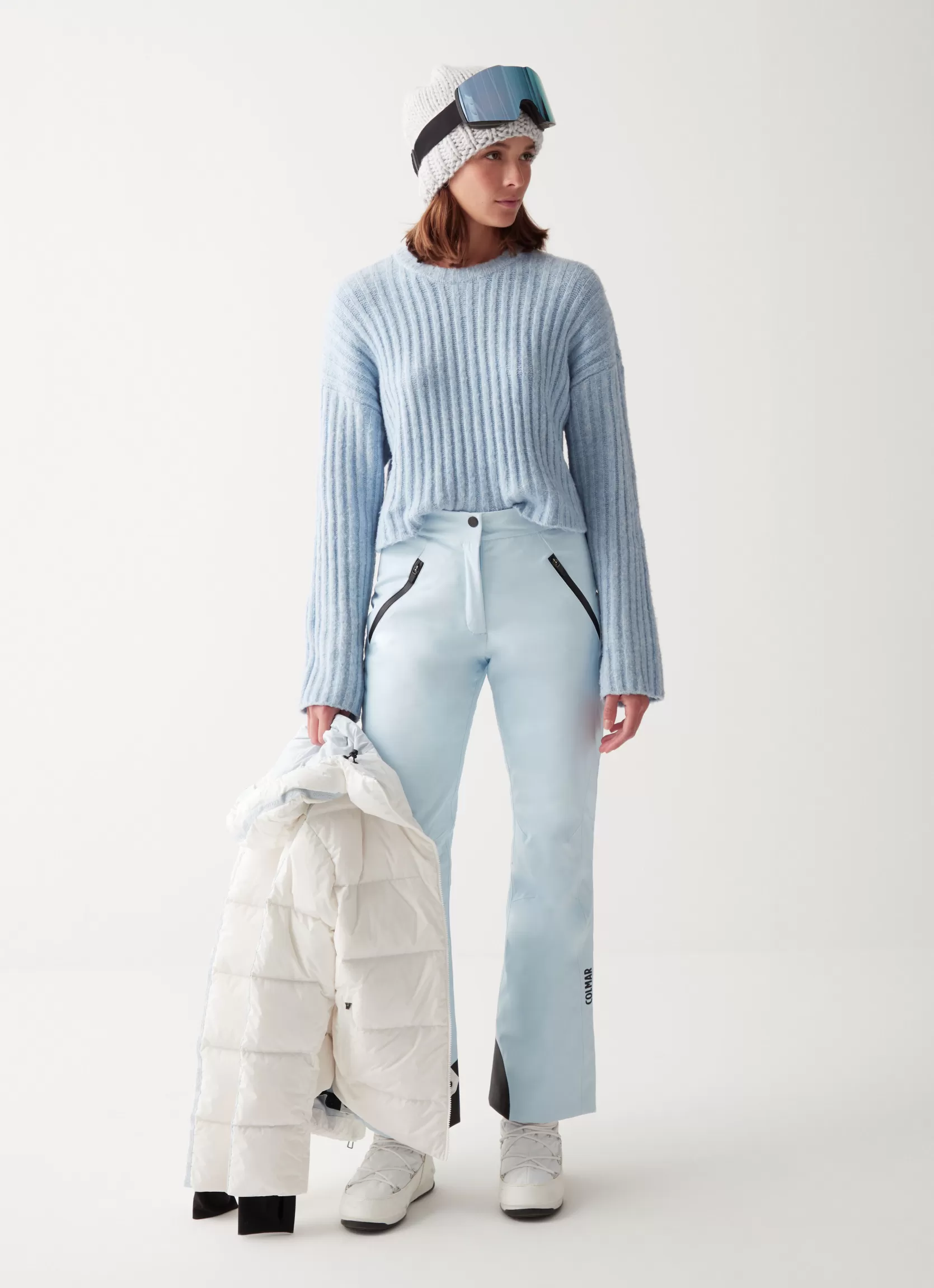 Colmar Padded ski pants with adjustable waist | woman Ski Trousers