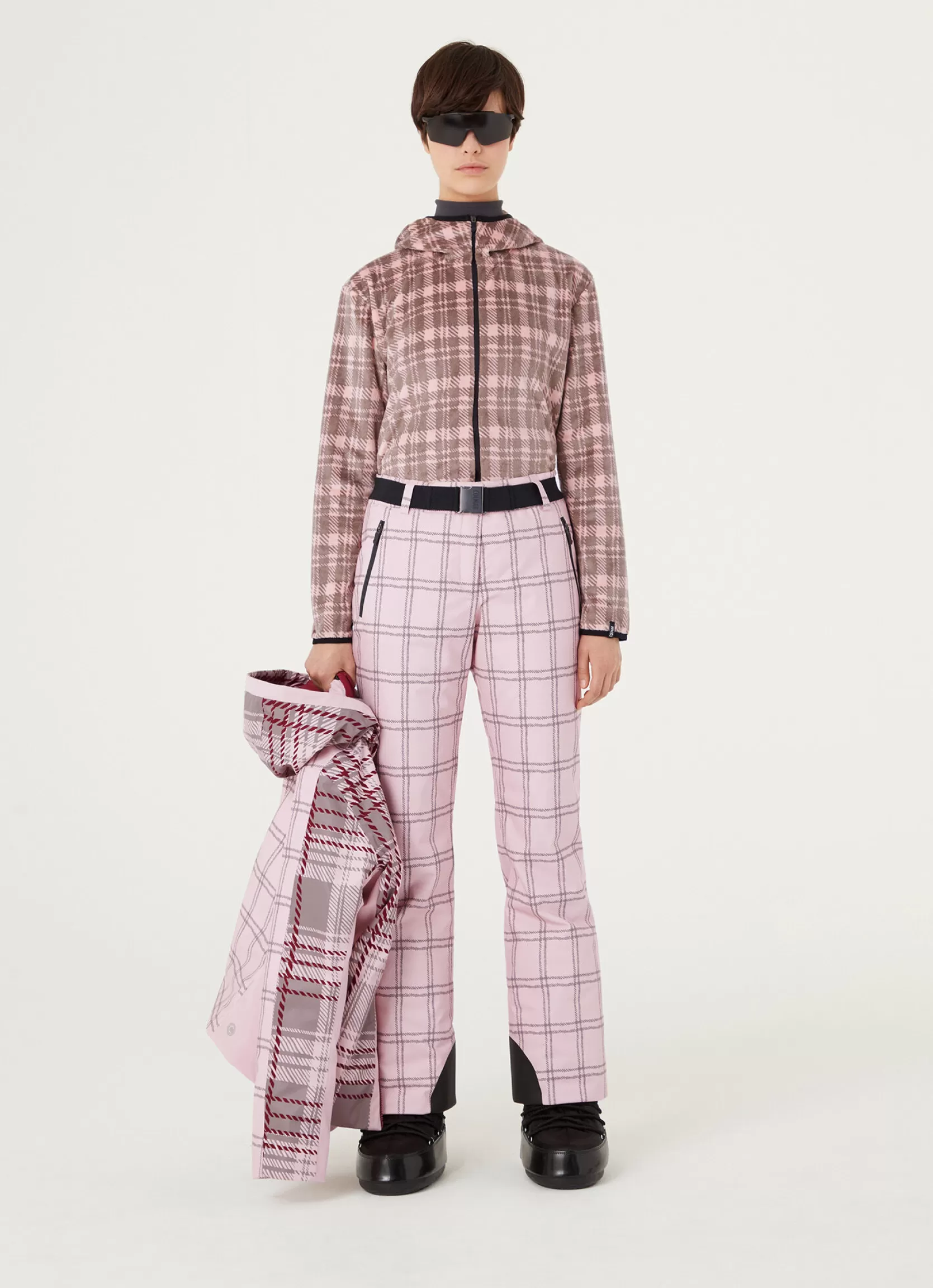 Colmar Padded ski pants with check print | woman Outlet