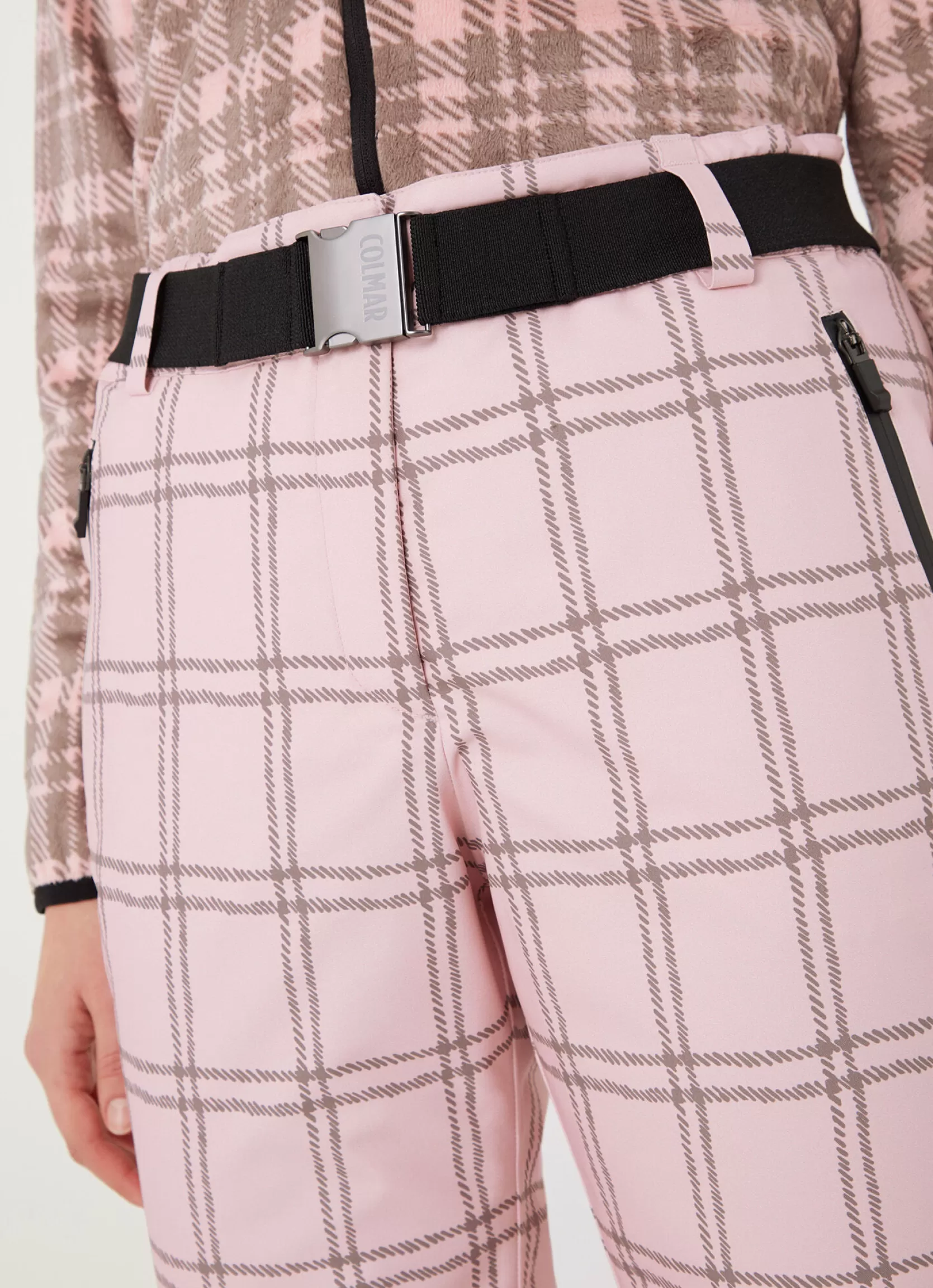 Colmar Padded ski pants with check print | woman Outlet