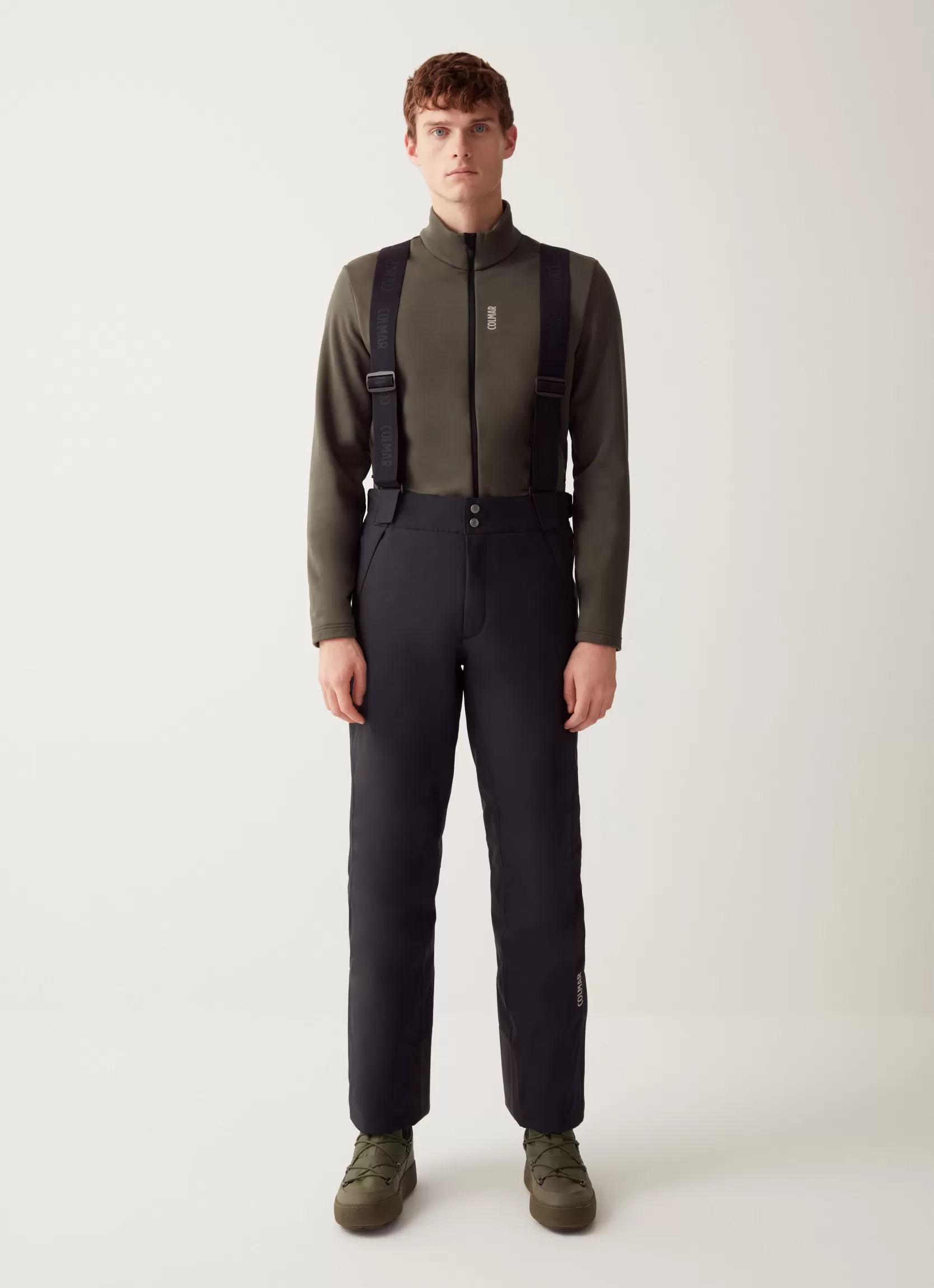 Colmar Padded stretch ski dungarees | man SKI COLLECTION MAN | Ski Trousers