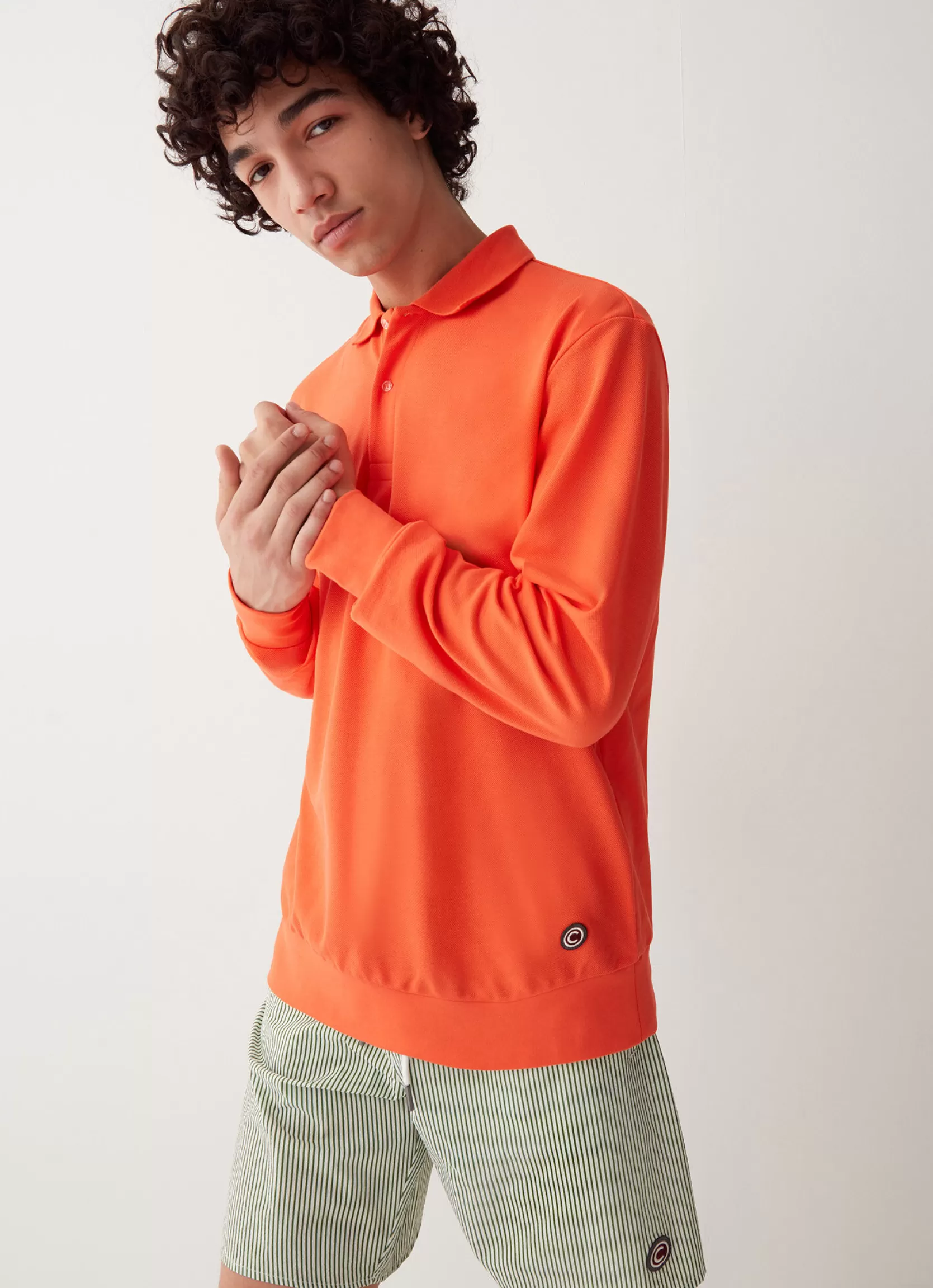 Colmar Polo sweatshirt in 100% cotton piqué | man Outlet