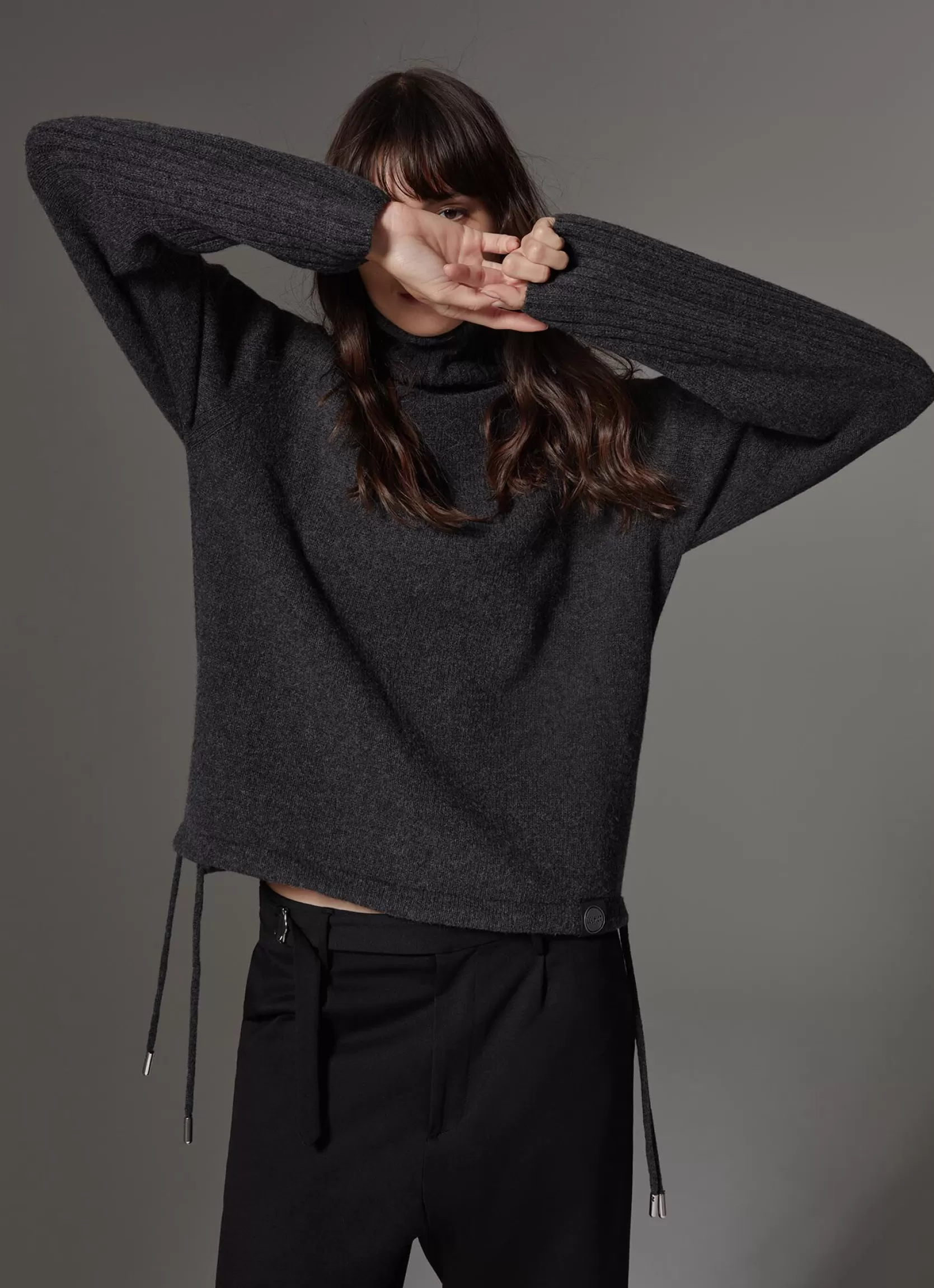 Colmar Polo-neck sweater with adjustable details | woman Colmar Revolution | Pullovers