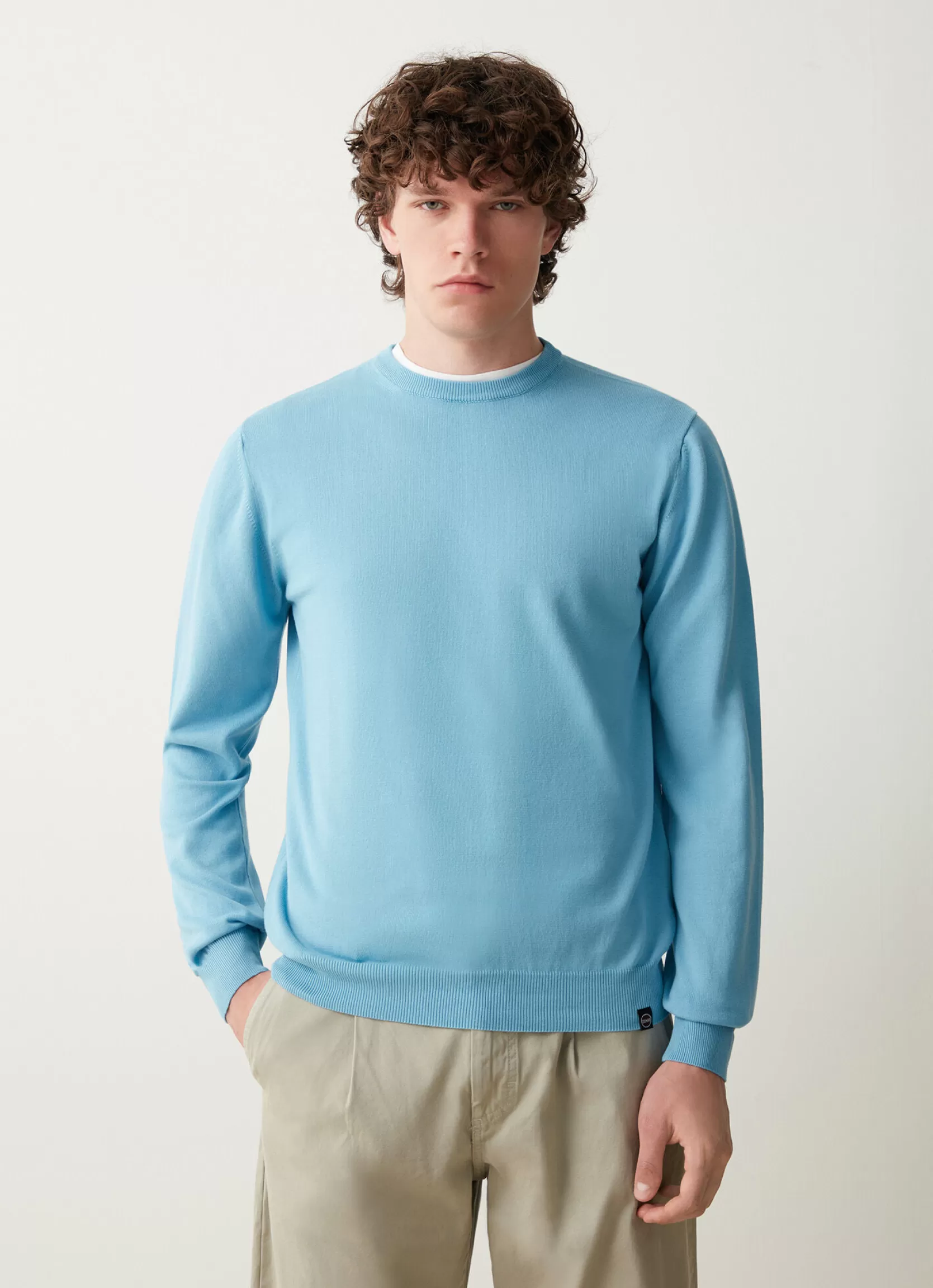 Colmar Pre-faded crewneck jumper | man Pullovers