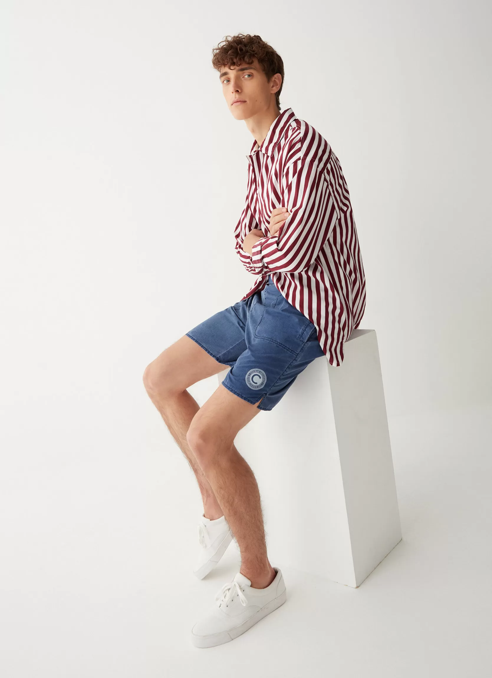 Colmar Pre-faded swimsuit with waist adjustment | man Outlet