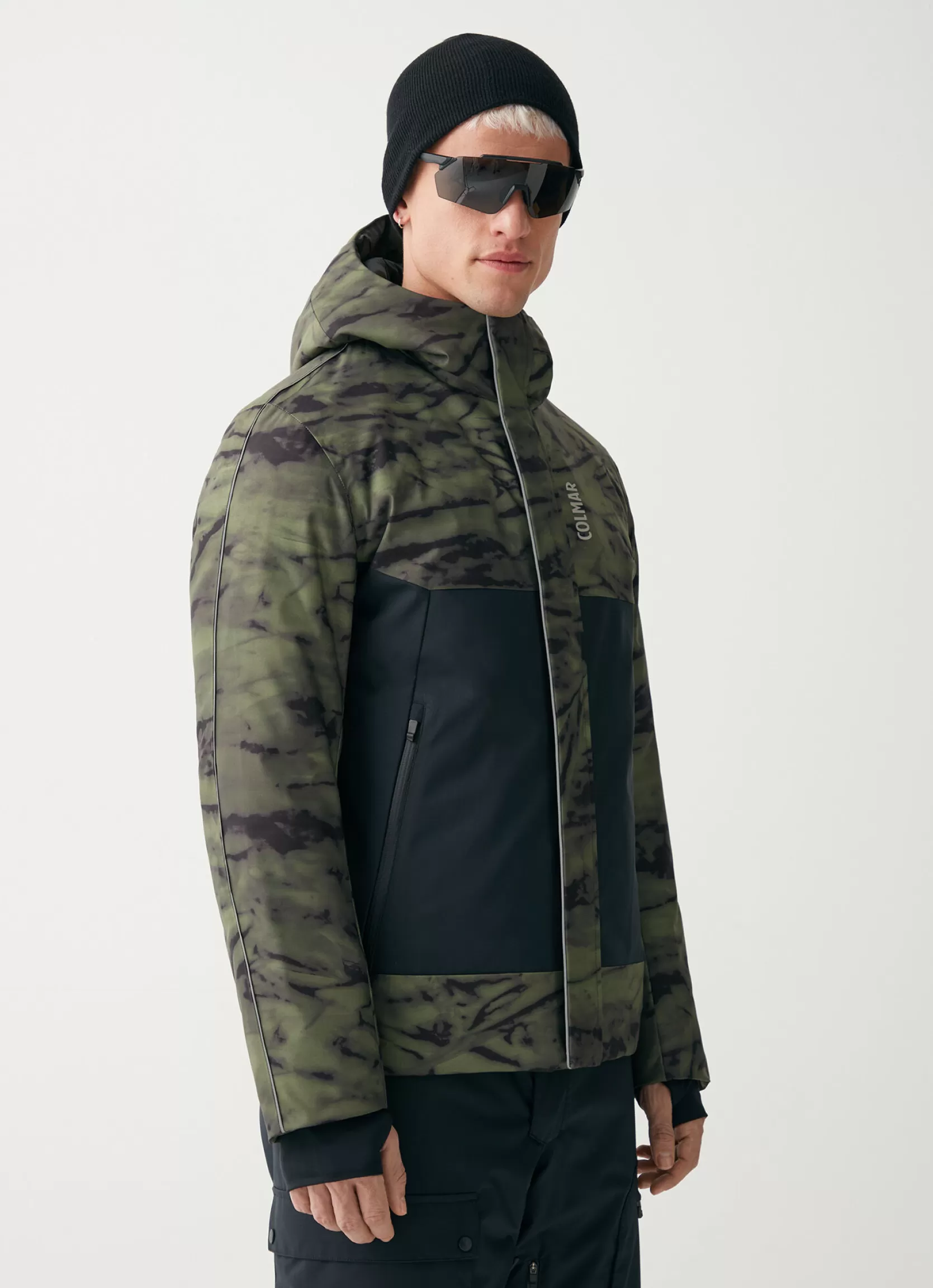 Colmar Printed ski jacket in wadding | man Ski Jackets | SKI COLLECTION MAN