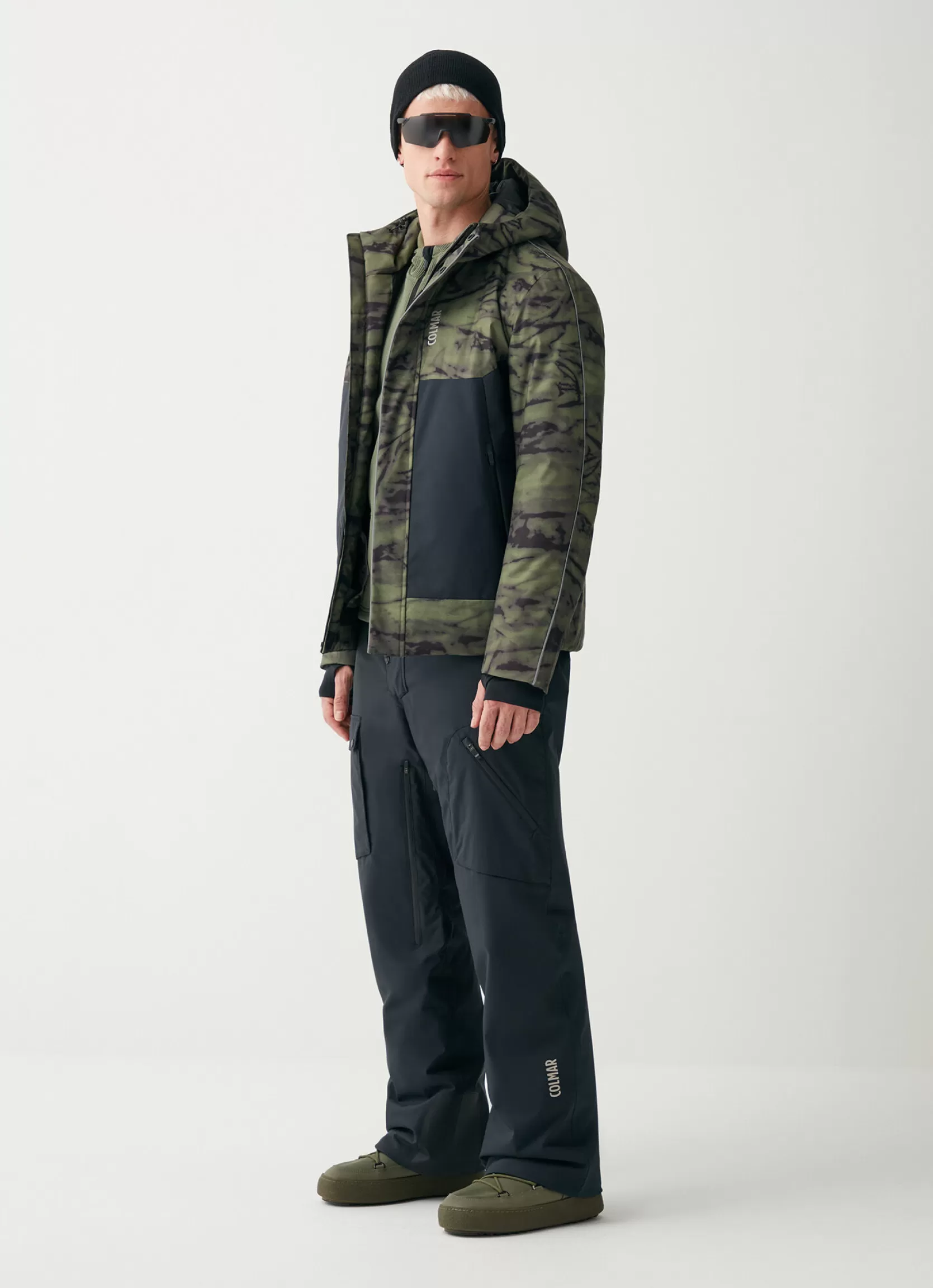 Colmar Printed ski jacket in wadding | man Ski Jackets | SKI COLLECTION MAN