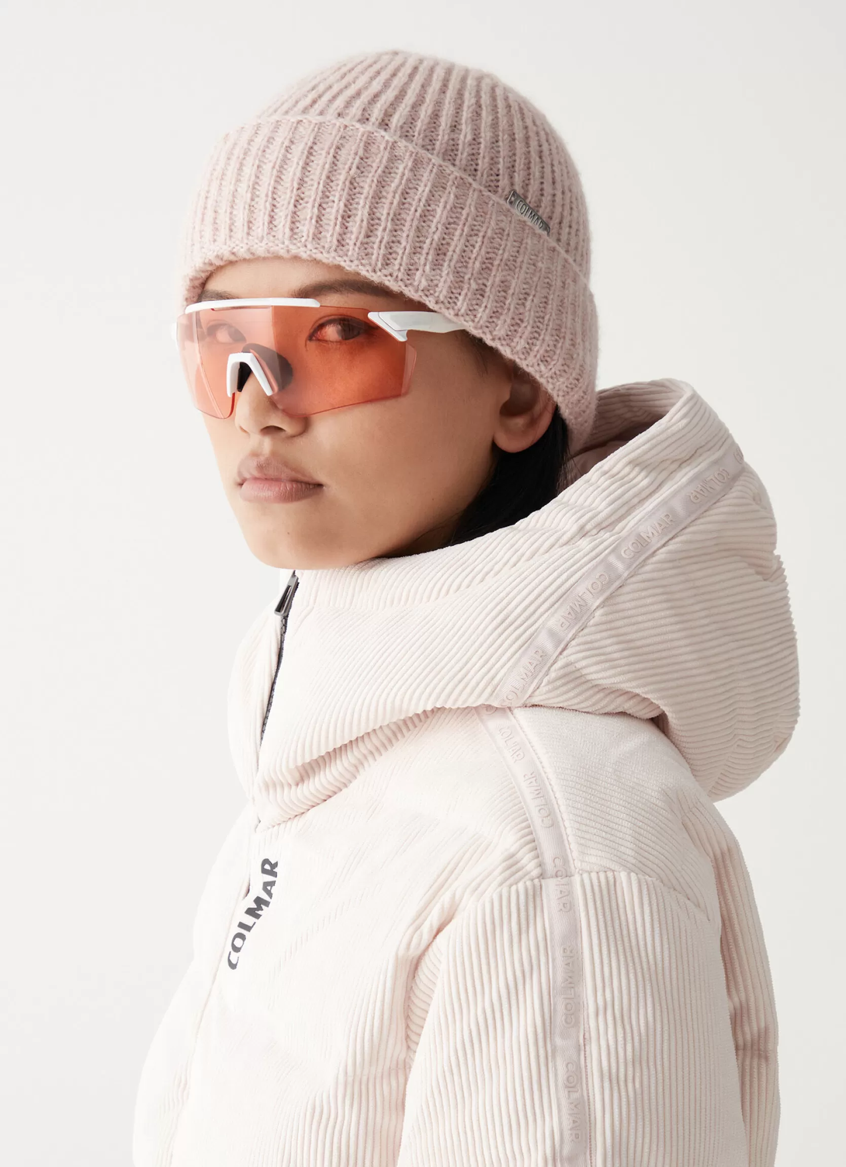 Colmar Puffy ski jacket with customised band | woman Ski Jackets
