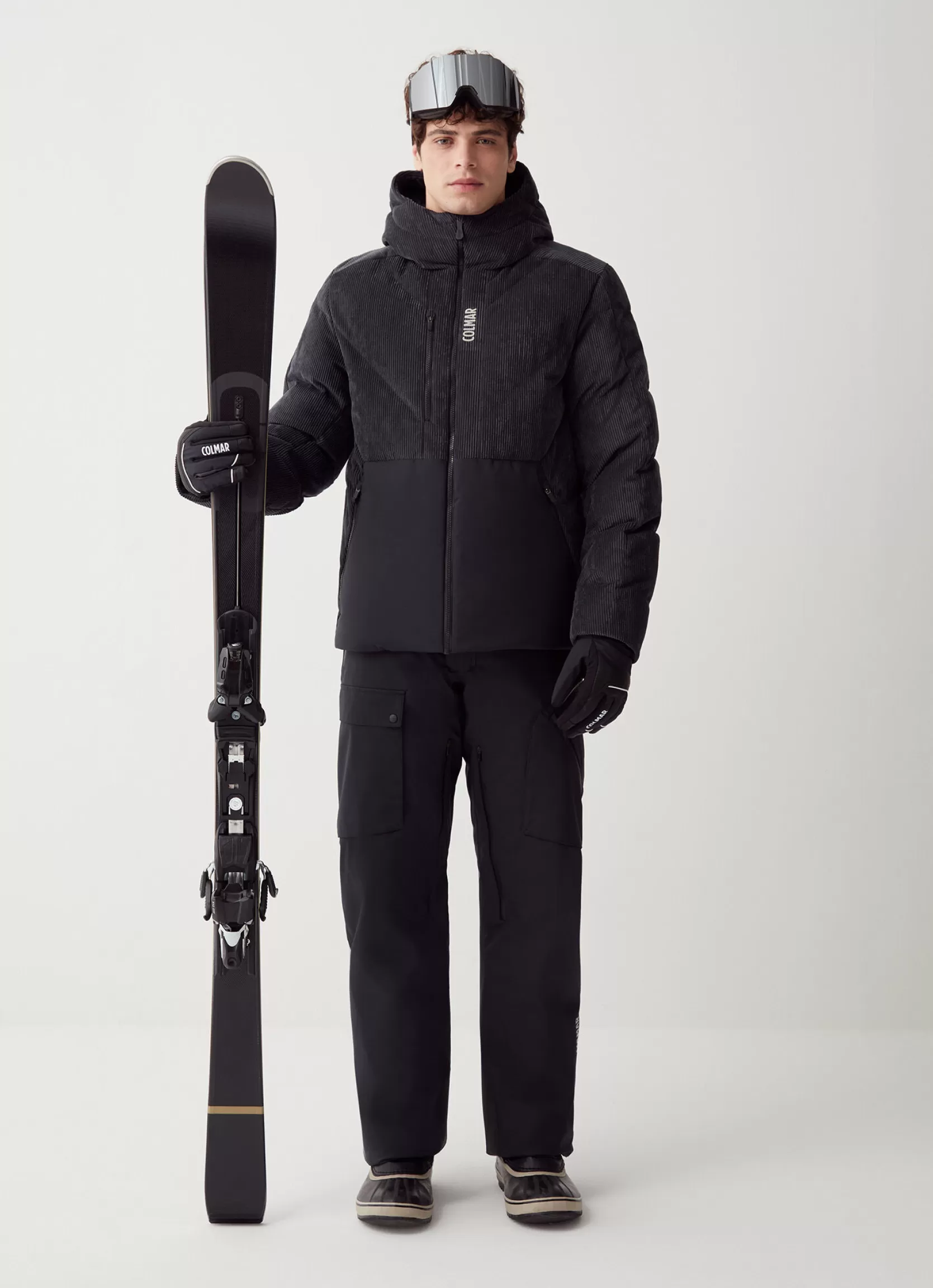 Colmar Puffy stretch corduroy ski jacket | man Ski Jackets | SKI COLLECTION MAN