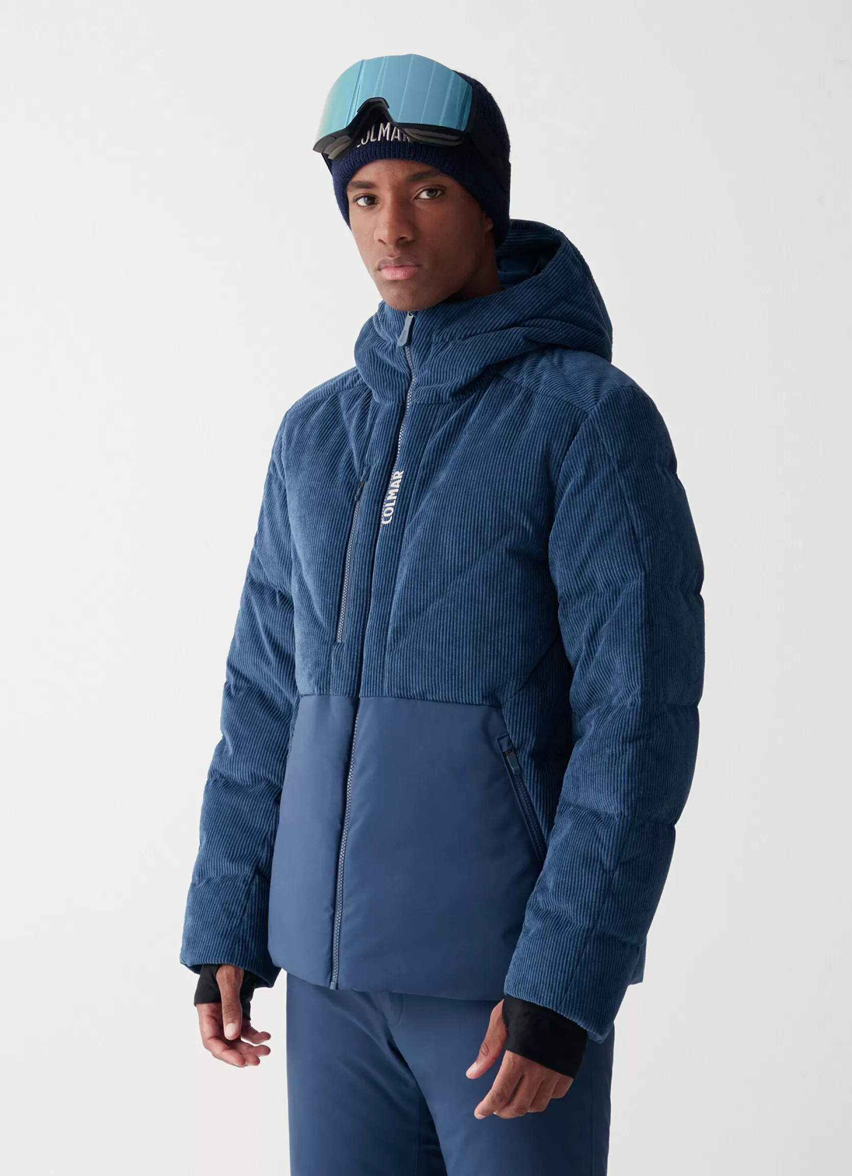 Colmar Puffy stretch corduroy ski jacket | man Ski Jackets | SKI COLLECTION MAN