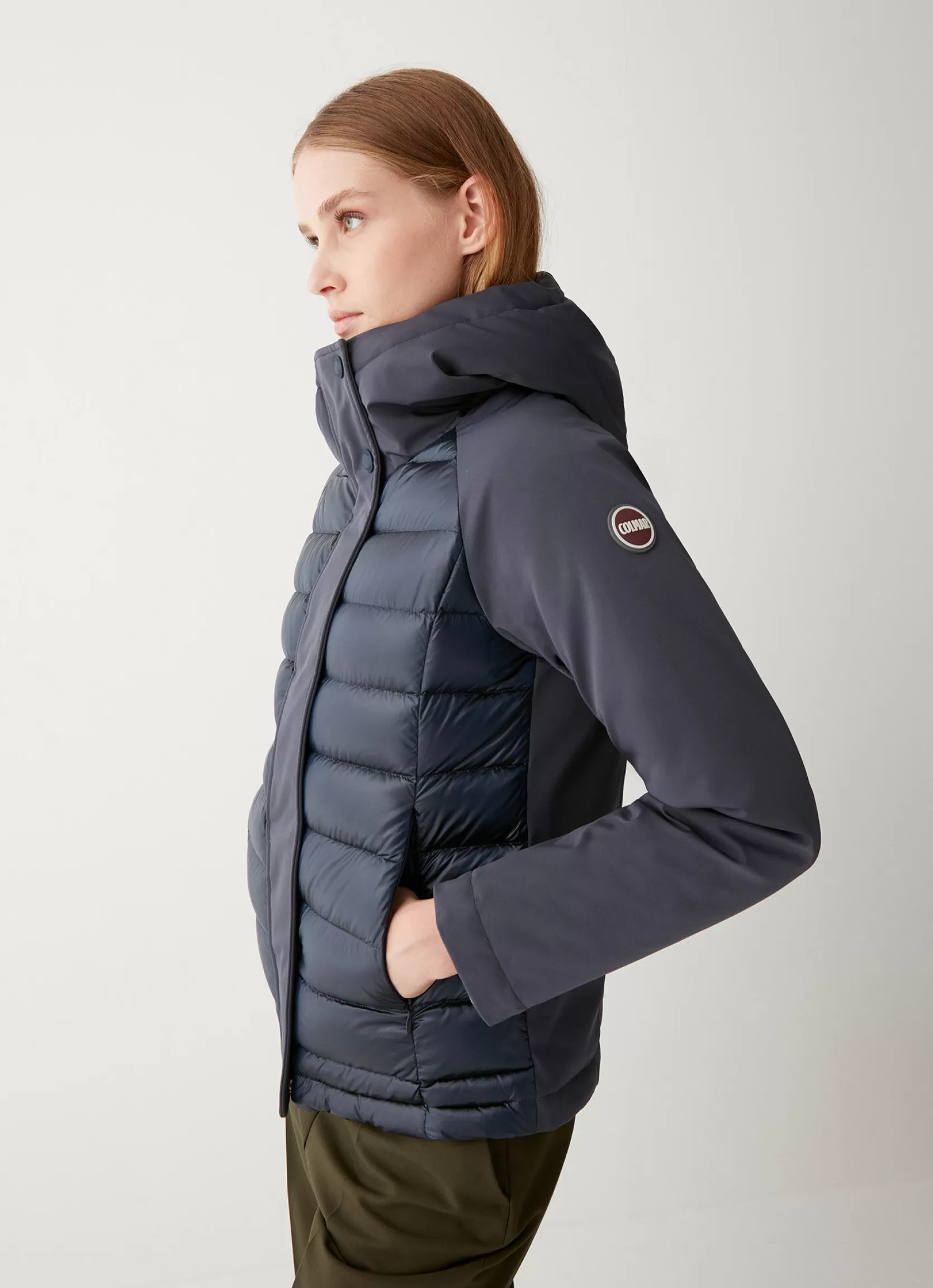 Colmar Quilted down jacket with technical fabric details | woman Outlet