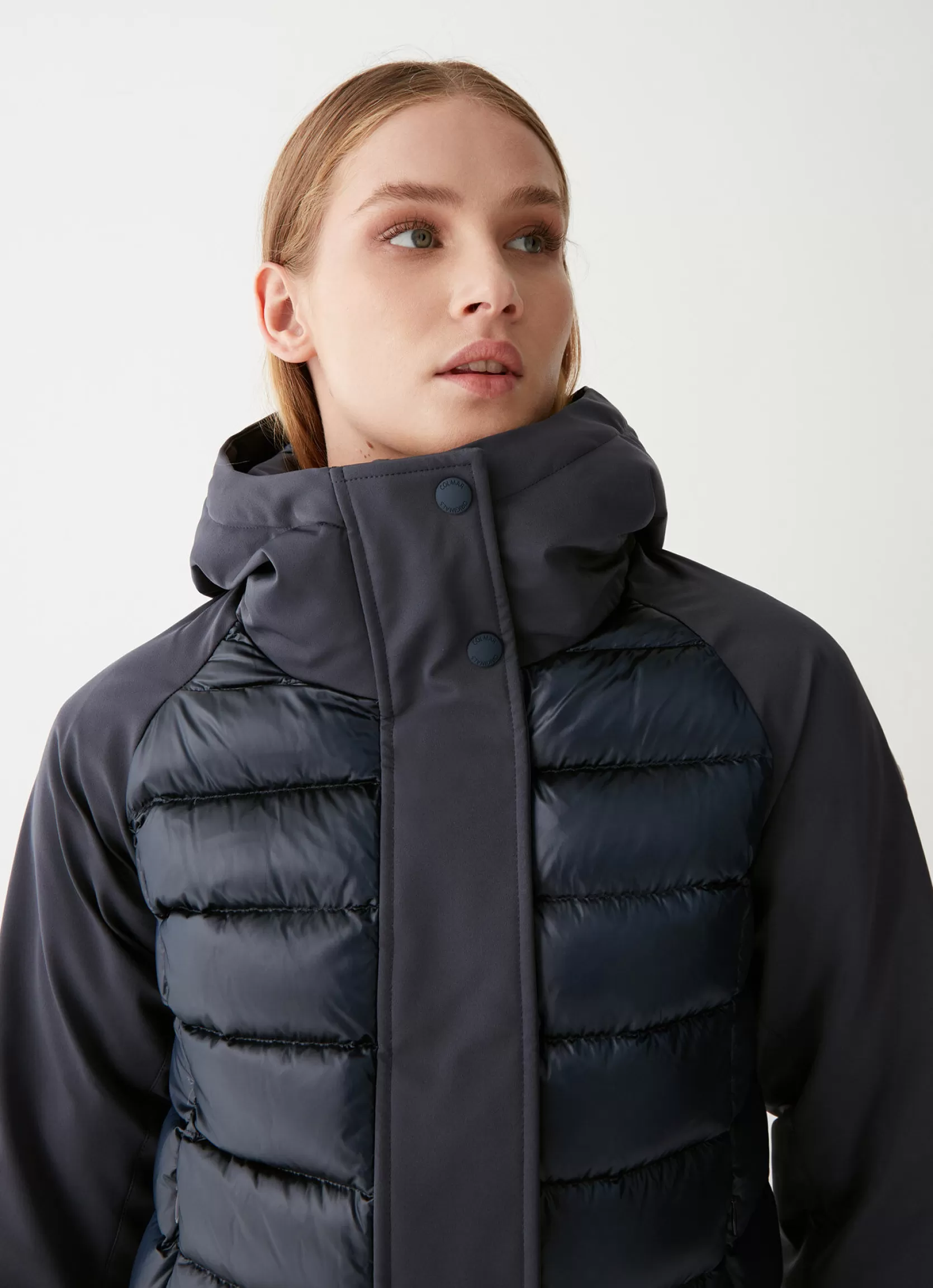 Colmar Quilted down jacket with technical fabric details | woman Outlet