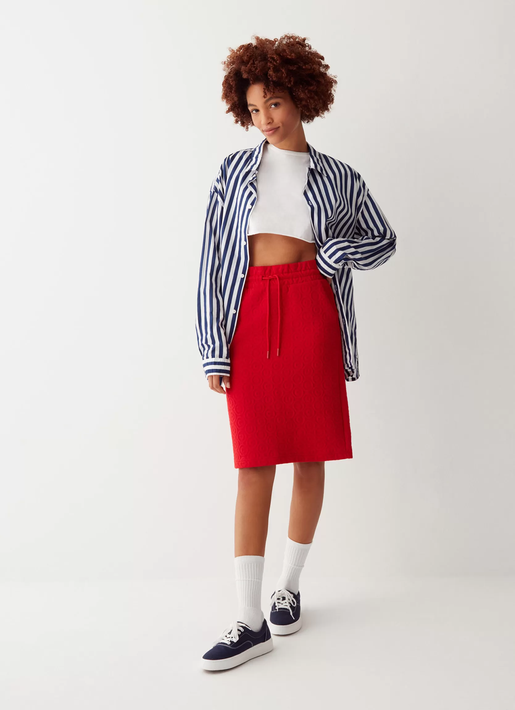 Colmar Quilted fabric midi skirt | woman Outlet