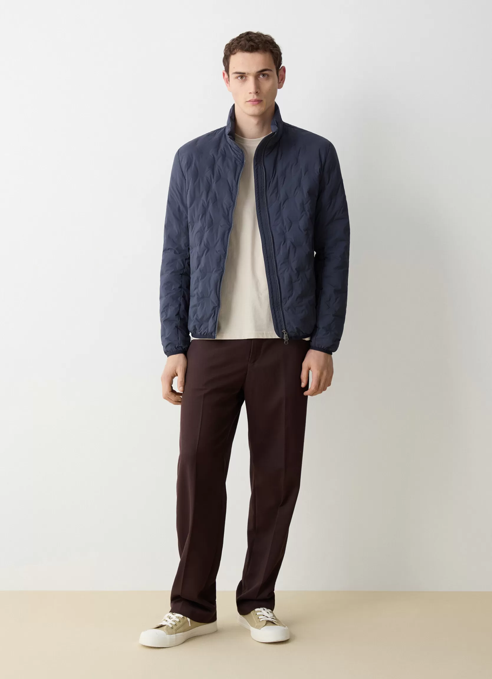 Colmar Quilted jacket with padded collar | man Lightweight Down Jackets