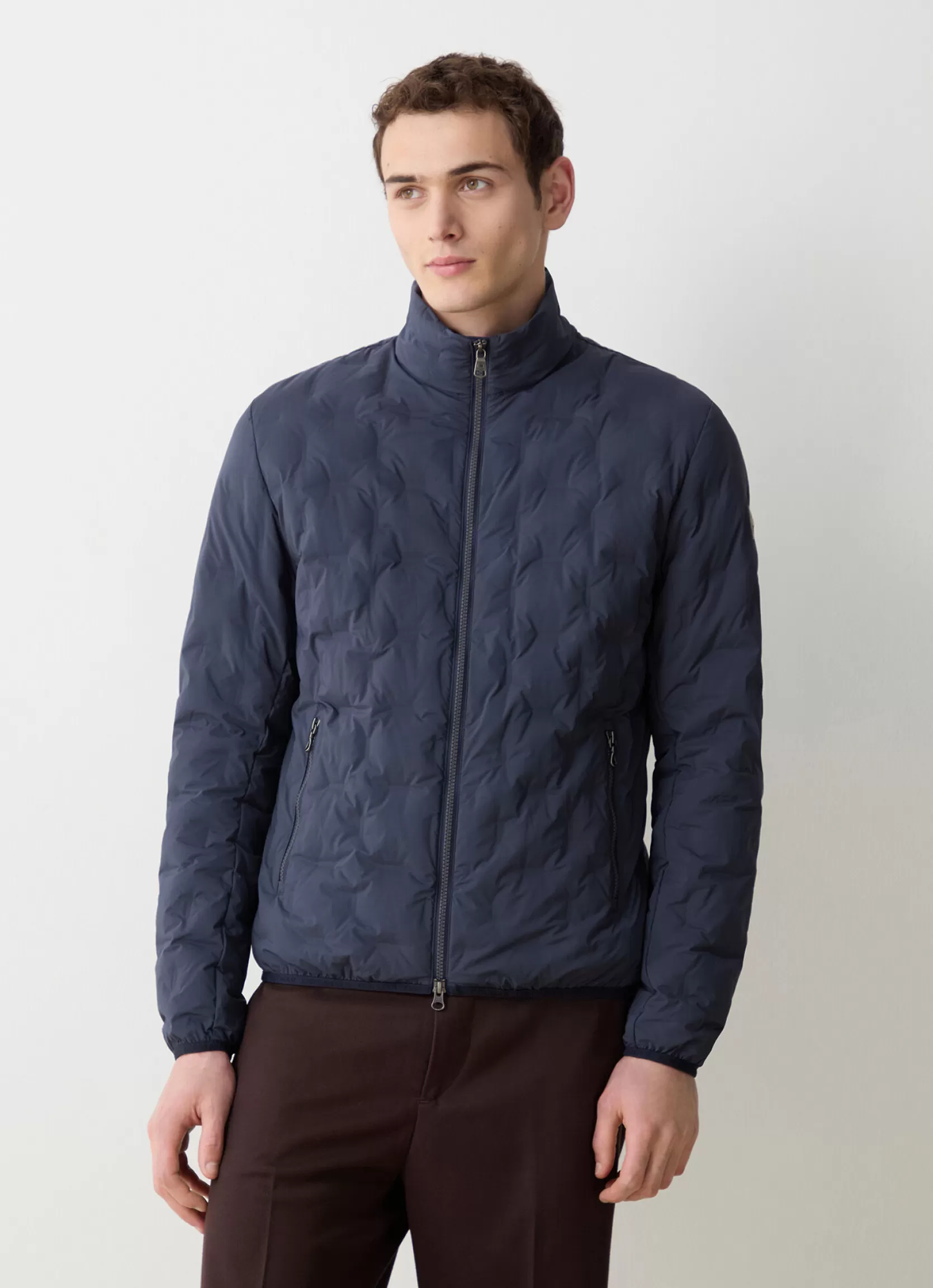 Colmar Quilted jacket with padded collar | man Lightweight Down Jackets
