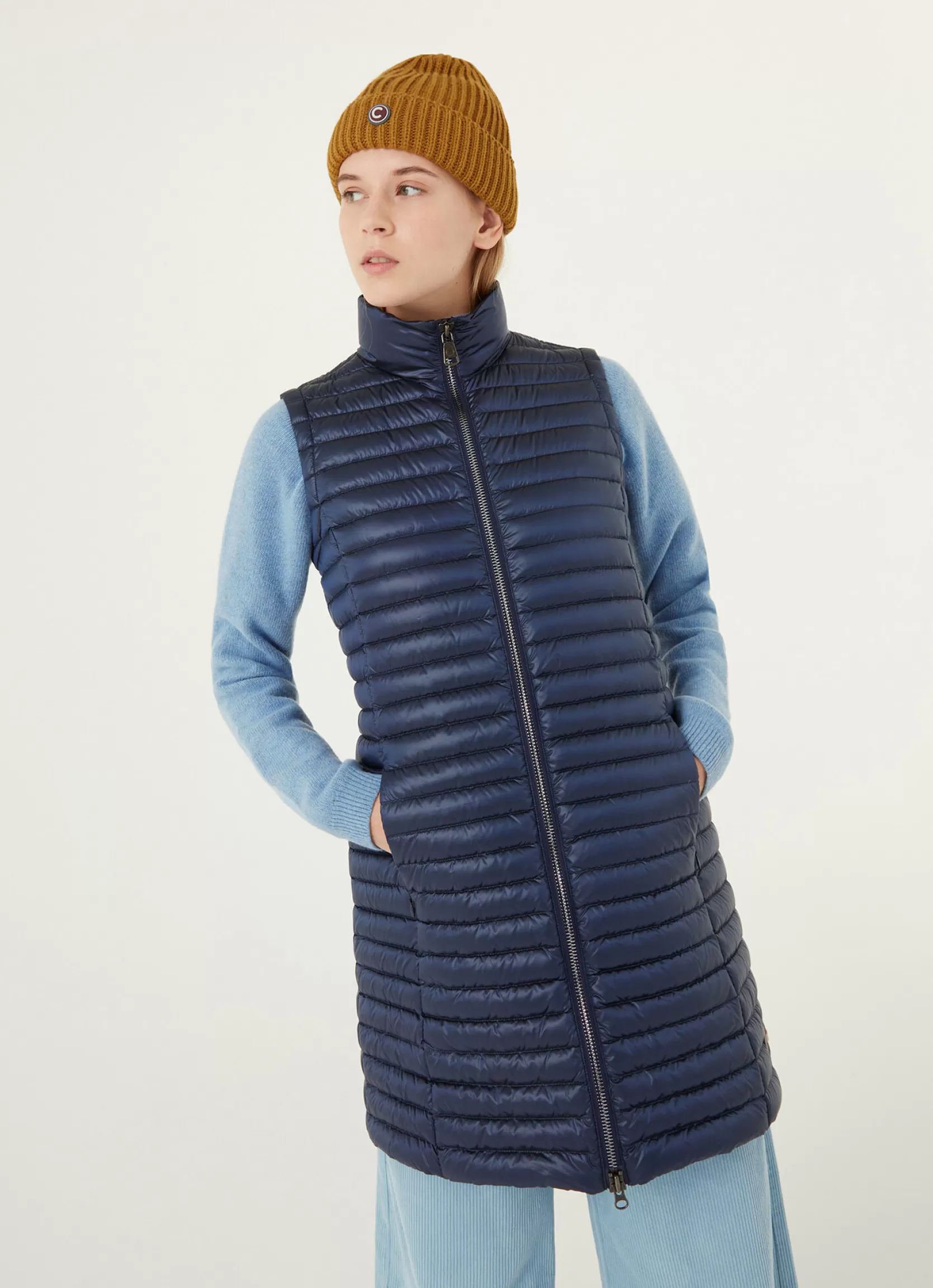 Colmar Quilted long unisex down gilet | woman Outlet