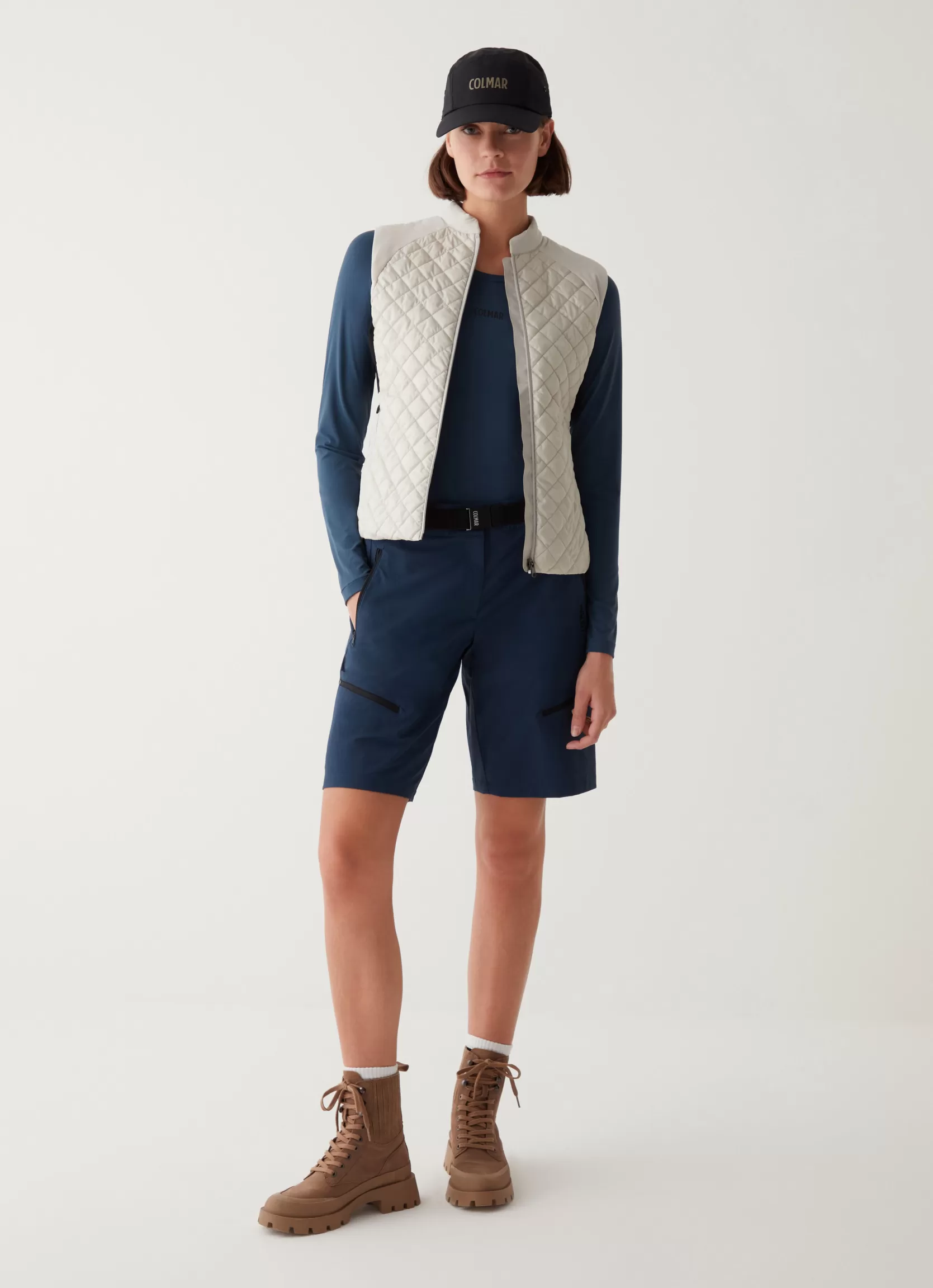 Colmar Quilted windproof vest | woman Outlet
