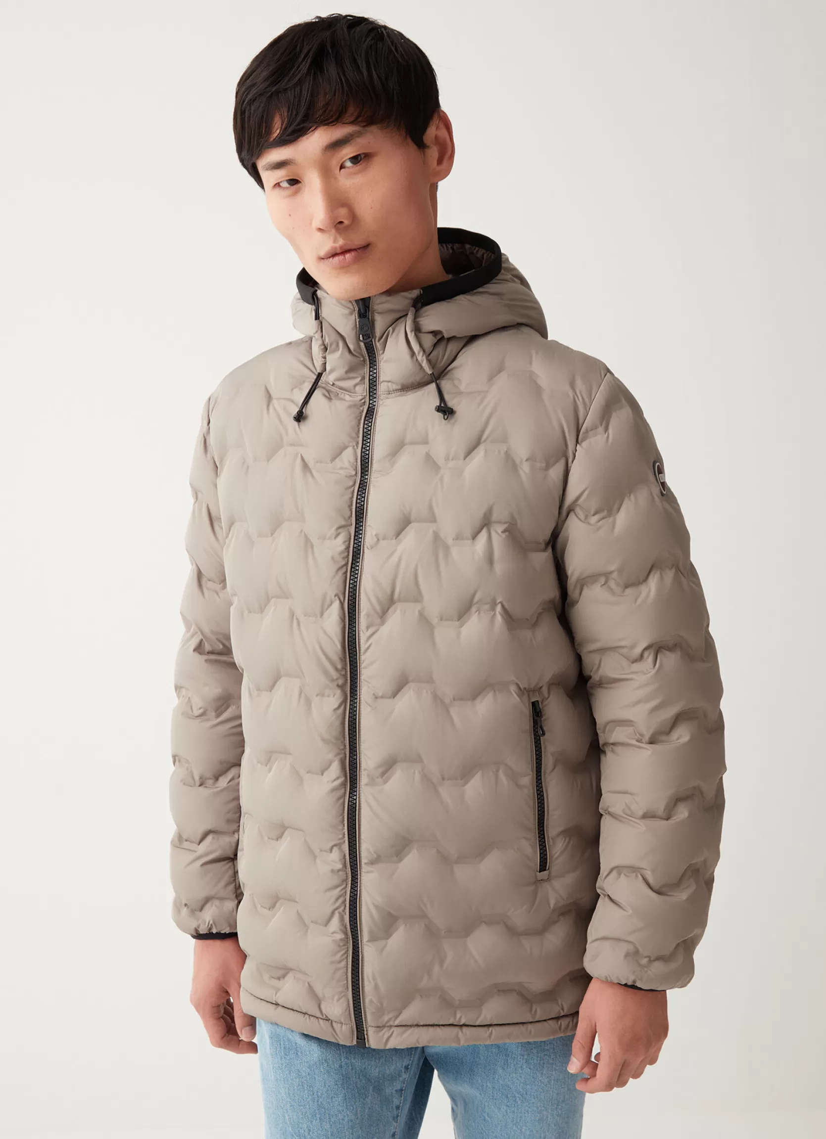 Colmar Quilted-effect down jacket | man Winter Down Jackets