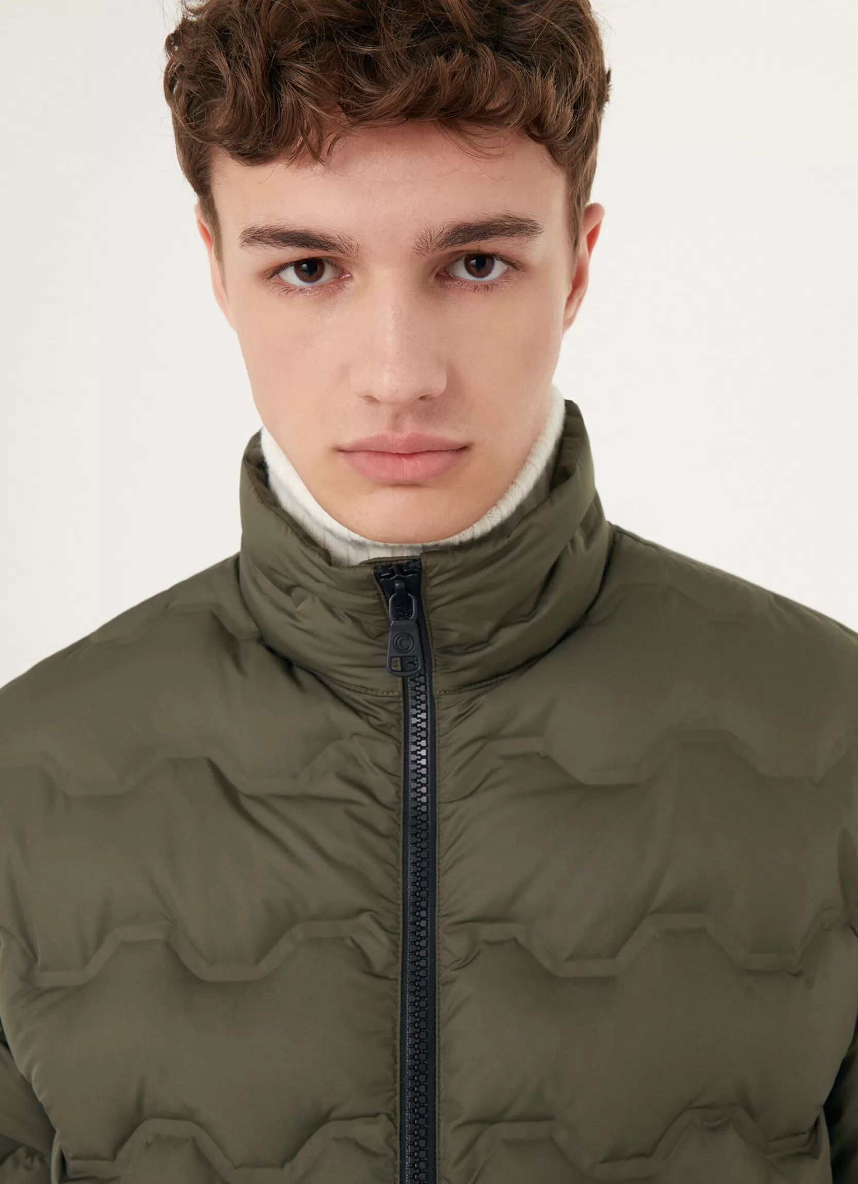 Colmar Quilted-effect down jacket with canneté ribbon | man Outlet