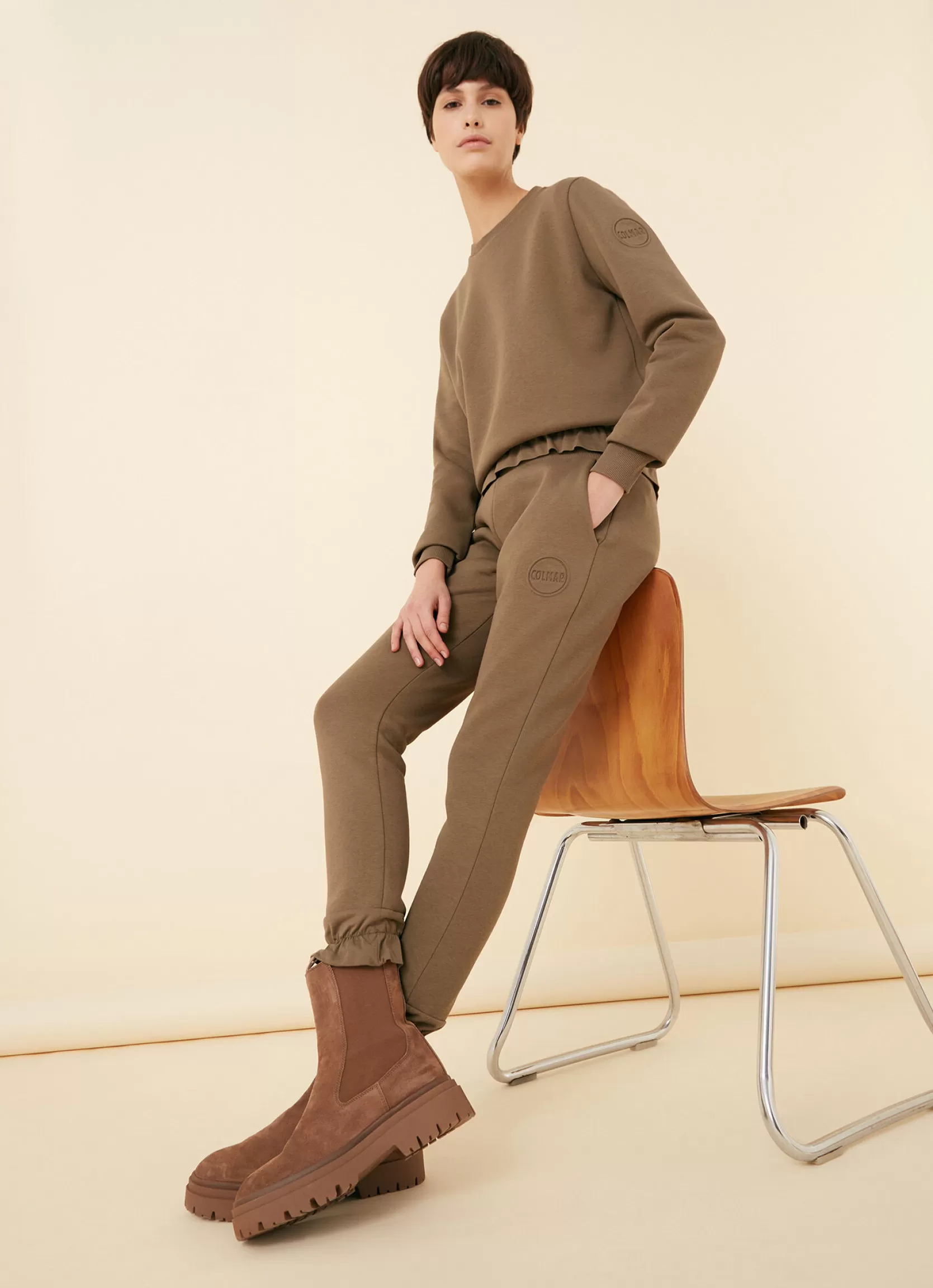Colmar Recycled Essential gathered trousers | woman Outlet