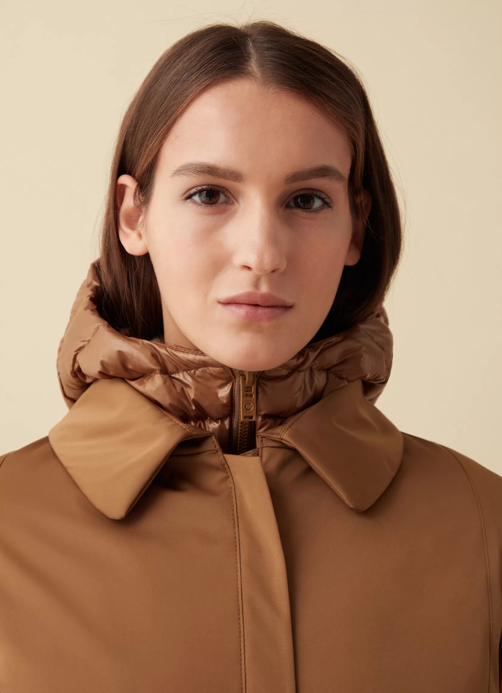 Colmar Recycled Essentials hooded long jacket | woman Recycled Essential | Jackets and Coats