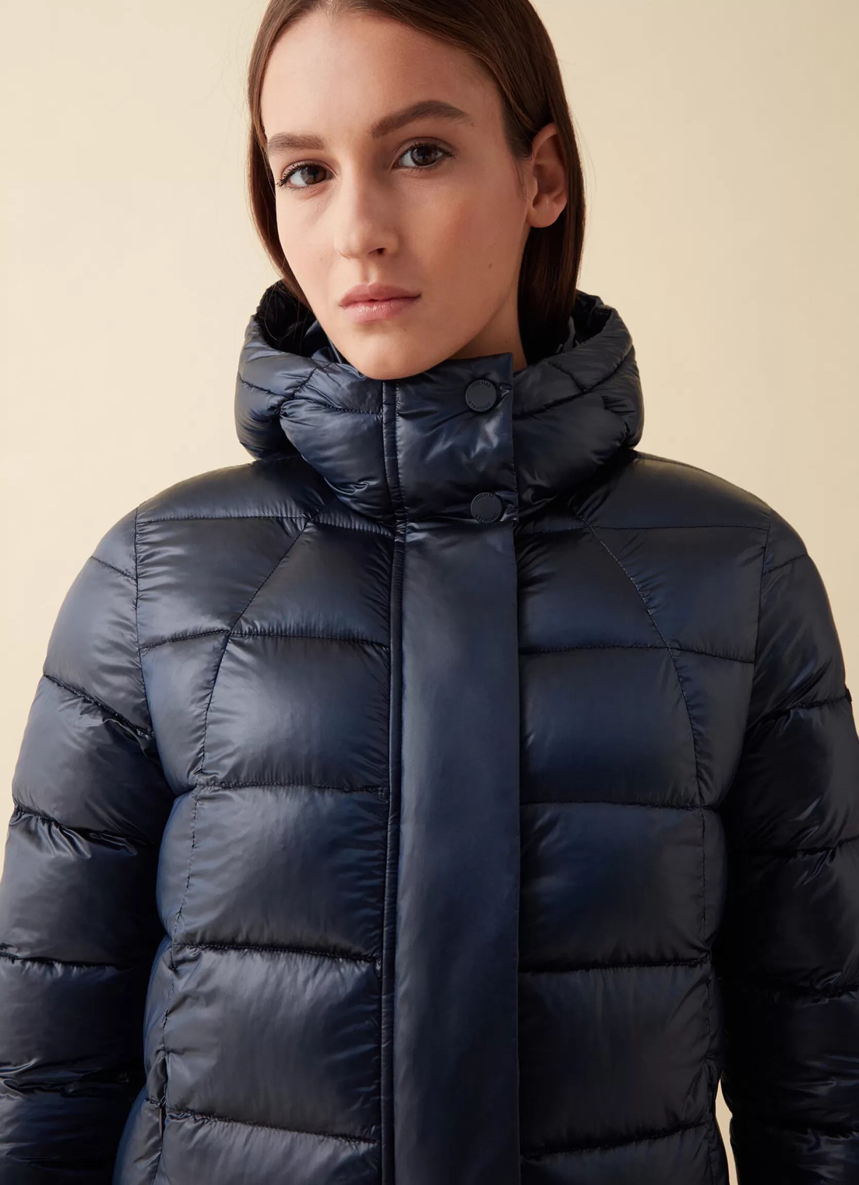 Colmar Recycled Essentials hooded long jacket | woman Jackets and Coats | Winter Down Jackets