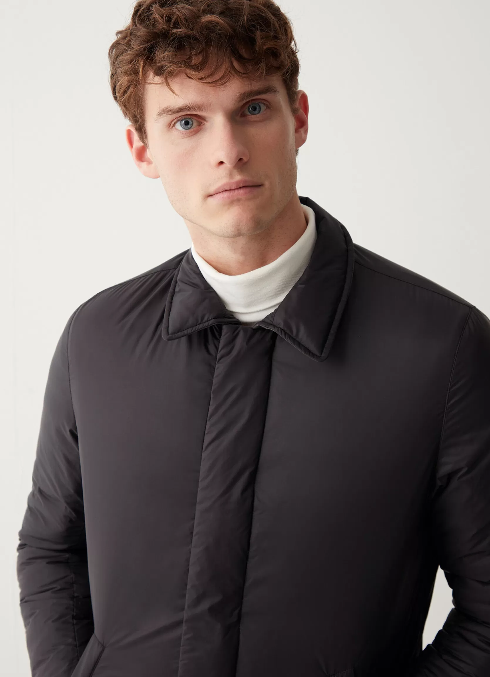 Colmar Reversible down jacket with shirt collar | man Lightweight Down Jackets | Jackets and Coats