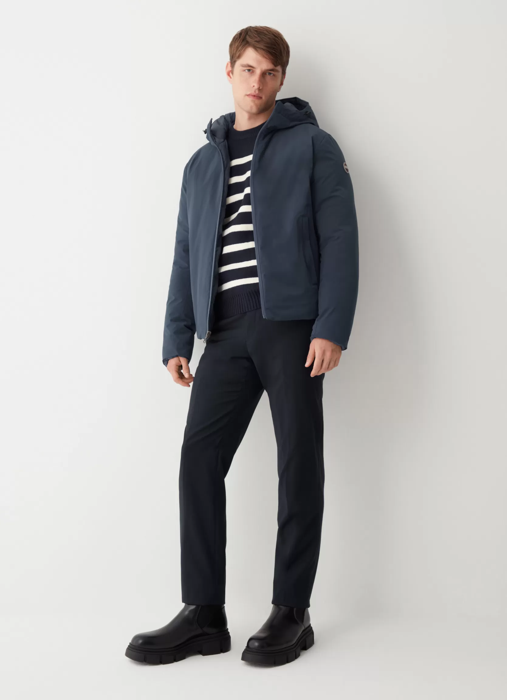 Colmar Reversible jacket in stretch fabric | man Winter Down Jackets
