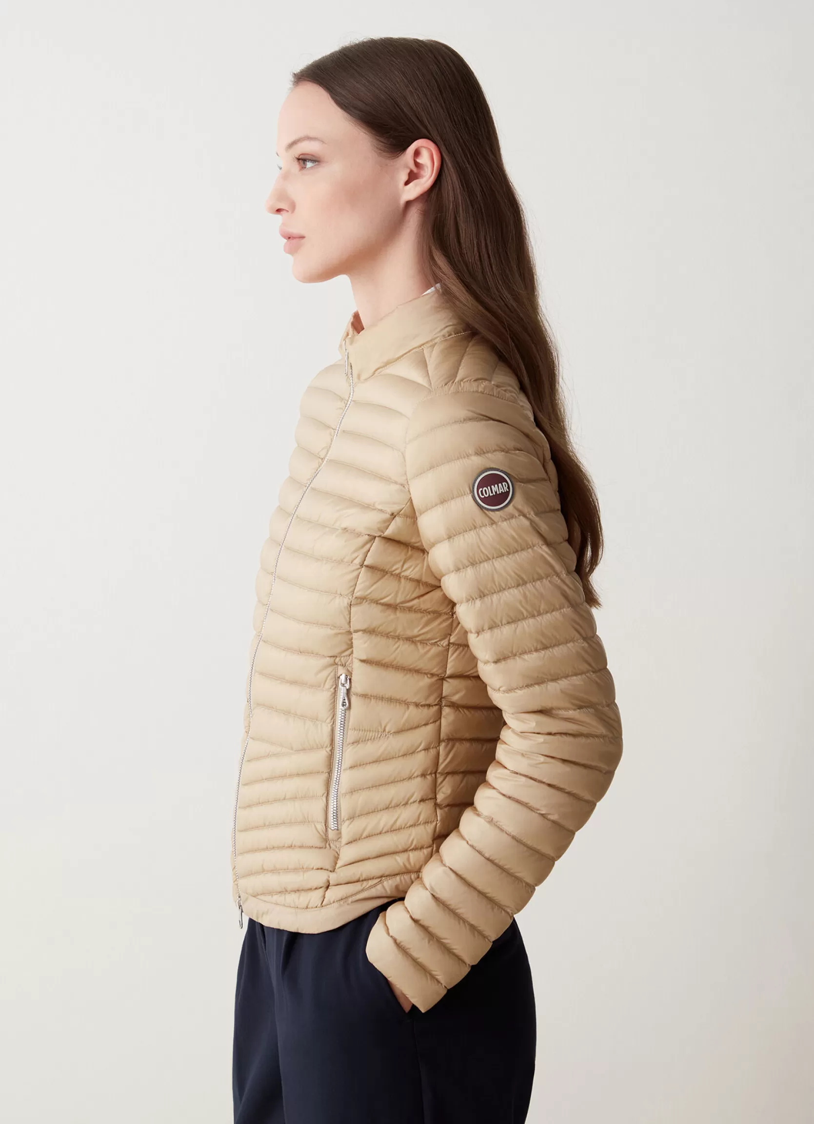 Colmar Rounded hem down jacket | woman Lightweight Down Jackets