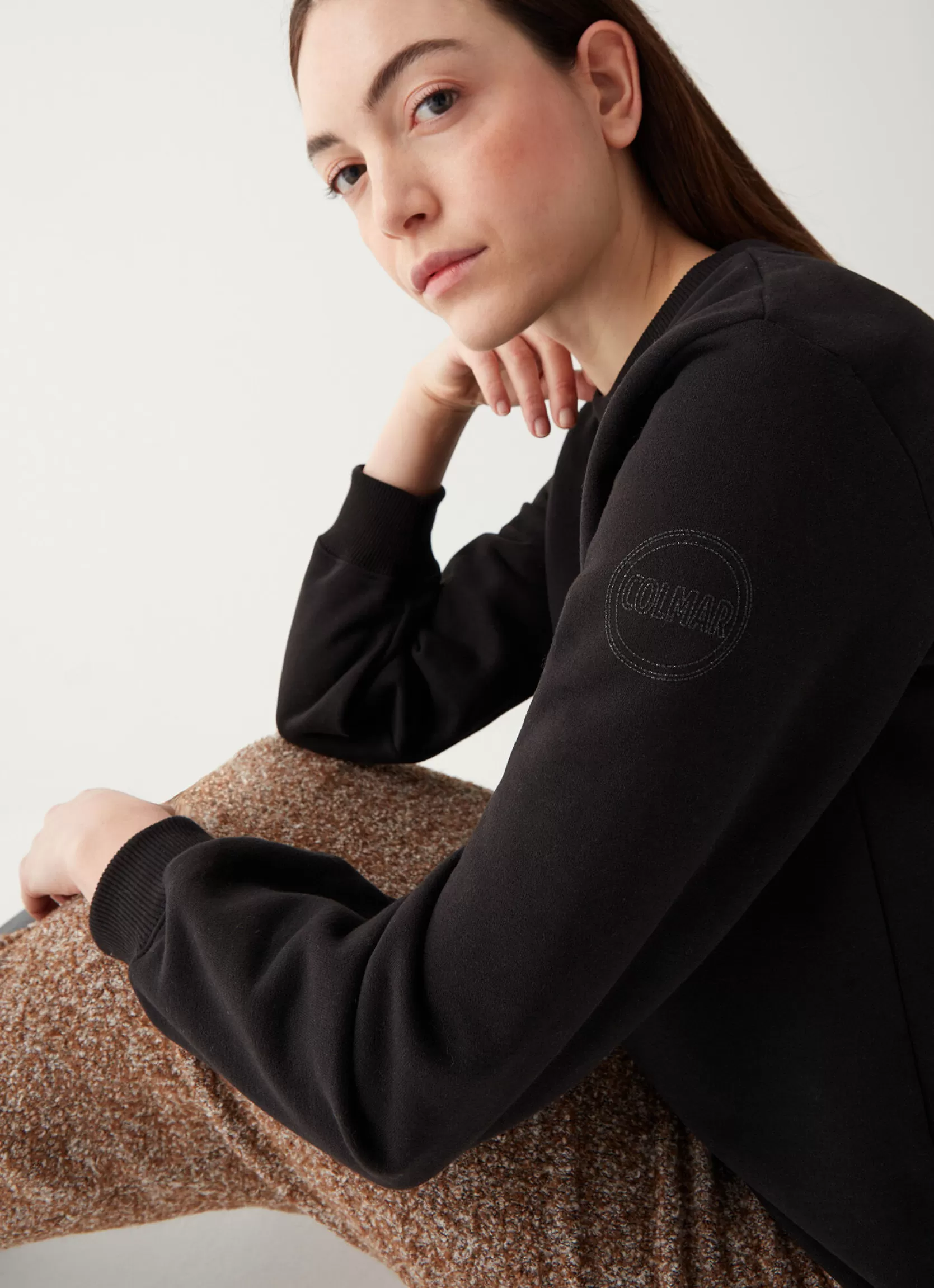 Colmar Round-neck sweatshirt with drawstring at the hem | woman Sweatshirts
