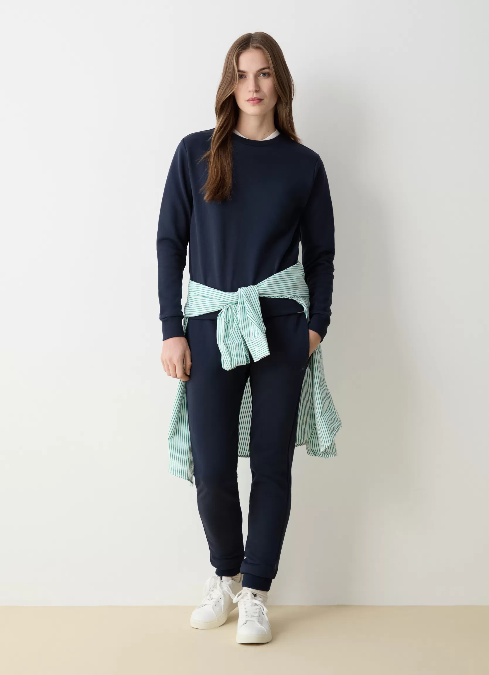 Colmar Round-neck sweatshirt with ribbed details | woman Sweatshirts