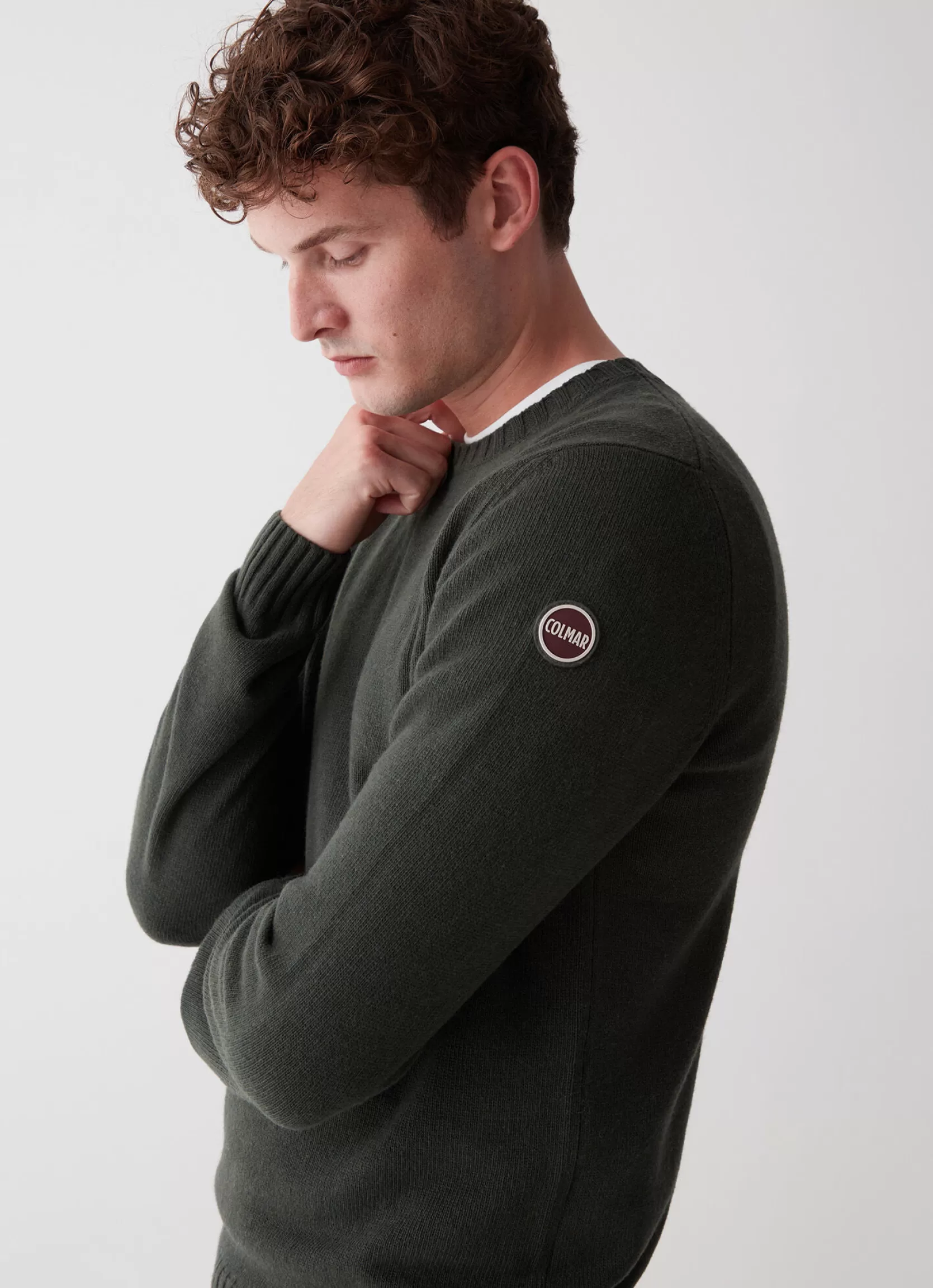 Colmar Round-neck wool and cashmere pullover | man Pullovers