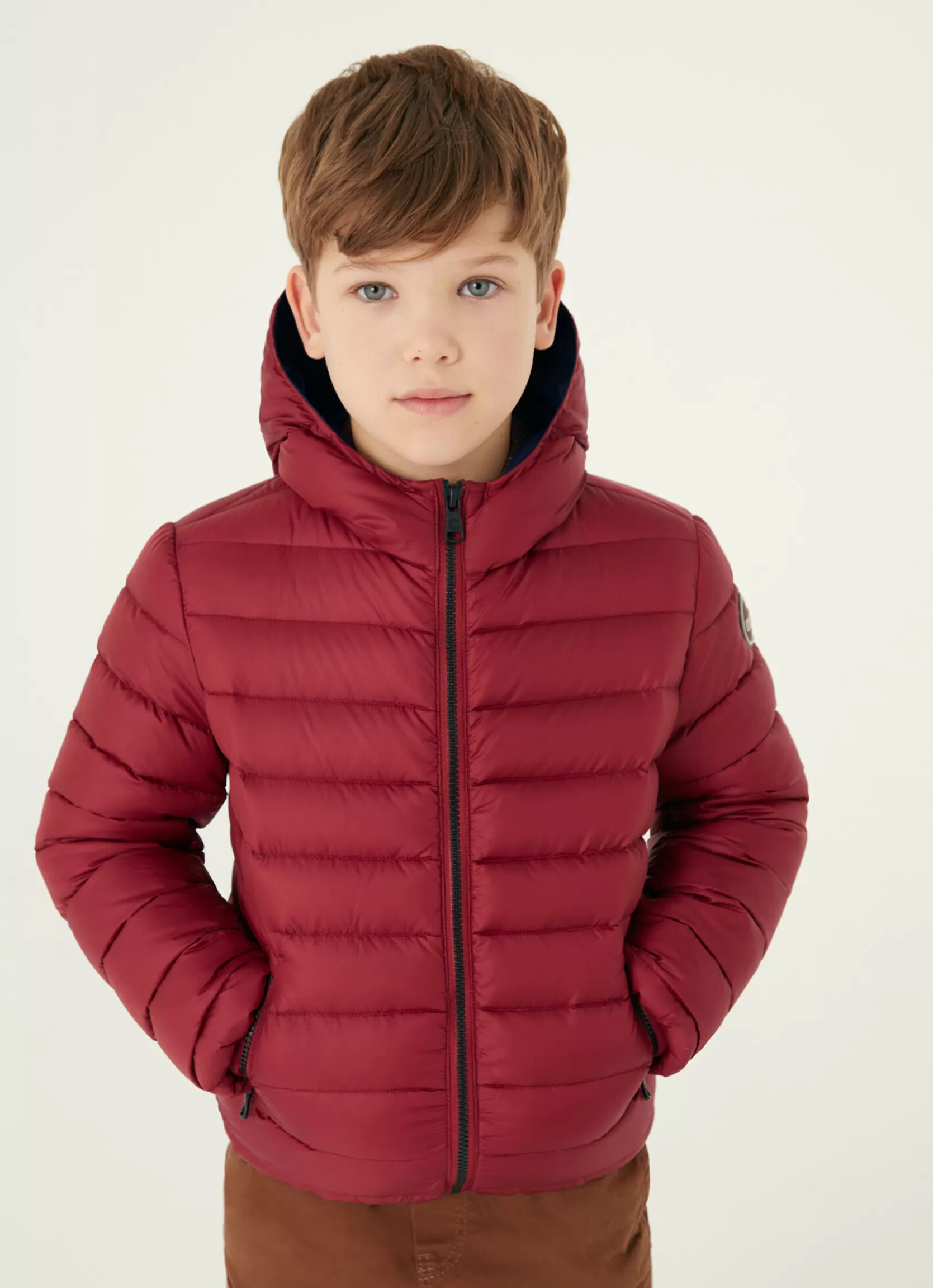 Colmar Semi-glossy down jacket with fixed hood | kids Outlet